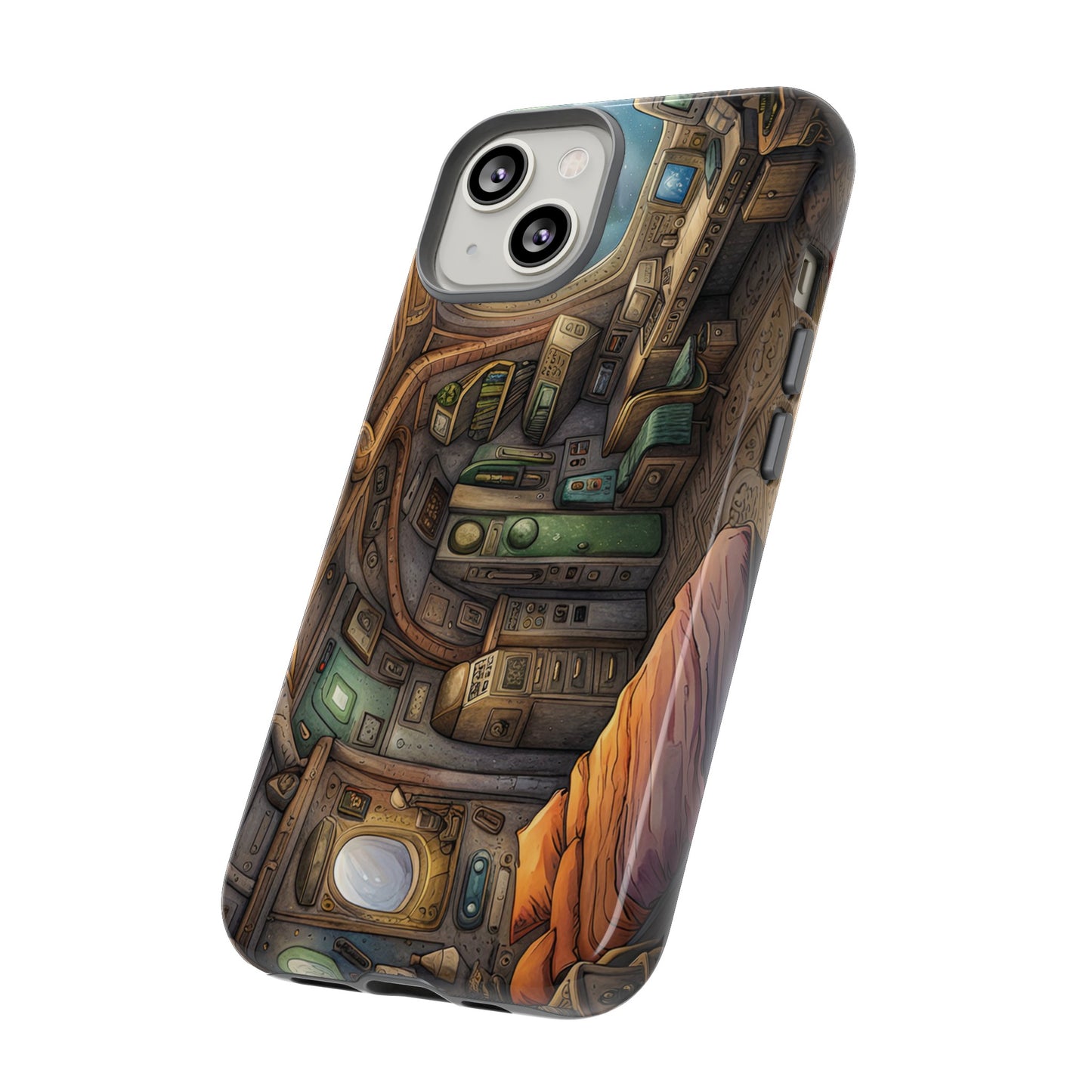 Cosy Spaceship Wallpaper Phone Case | iPhone 15 Plus/ Pro, 14, 13, 12| Google Pixel 7, Pro, 5| Samsung Galaxy S23 All Major Phone Models