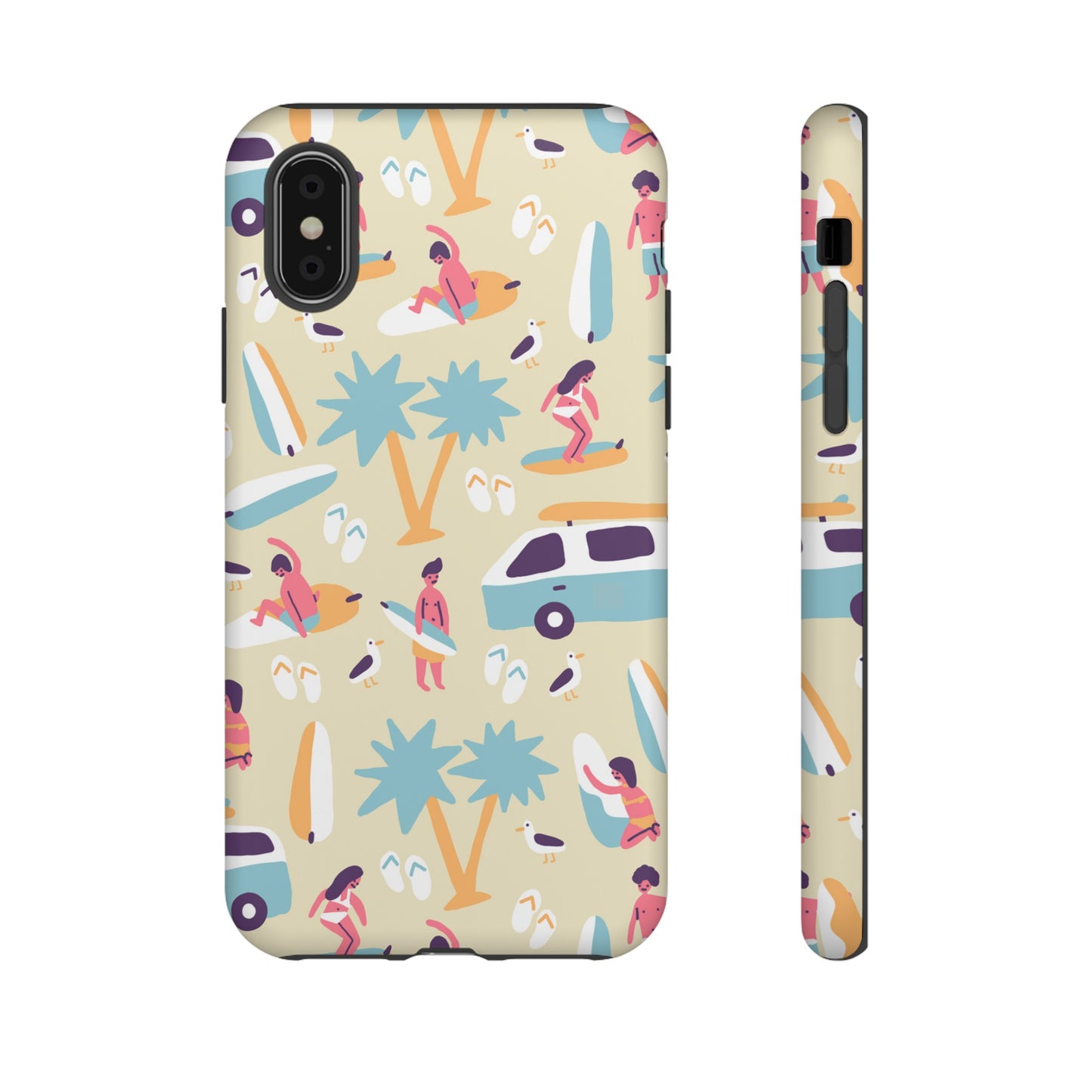 Surfers Wallpaper Phone Case | iPhone 15 Plus/ Pro, 14, 13, 12| Google Pixel 7, Pro, 5| Samsung Galaxy S23 All Major Phone Models