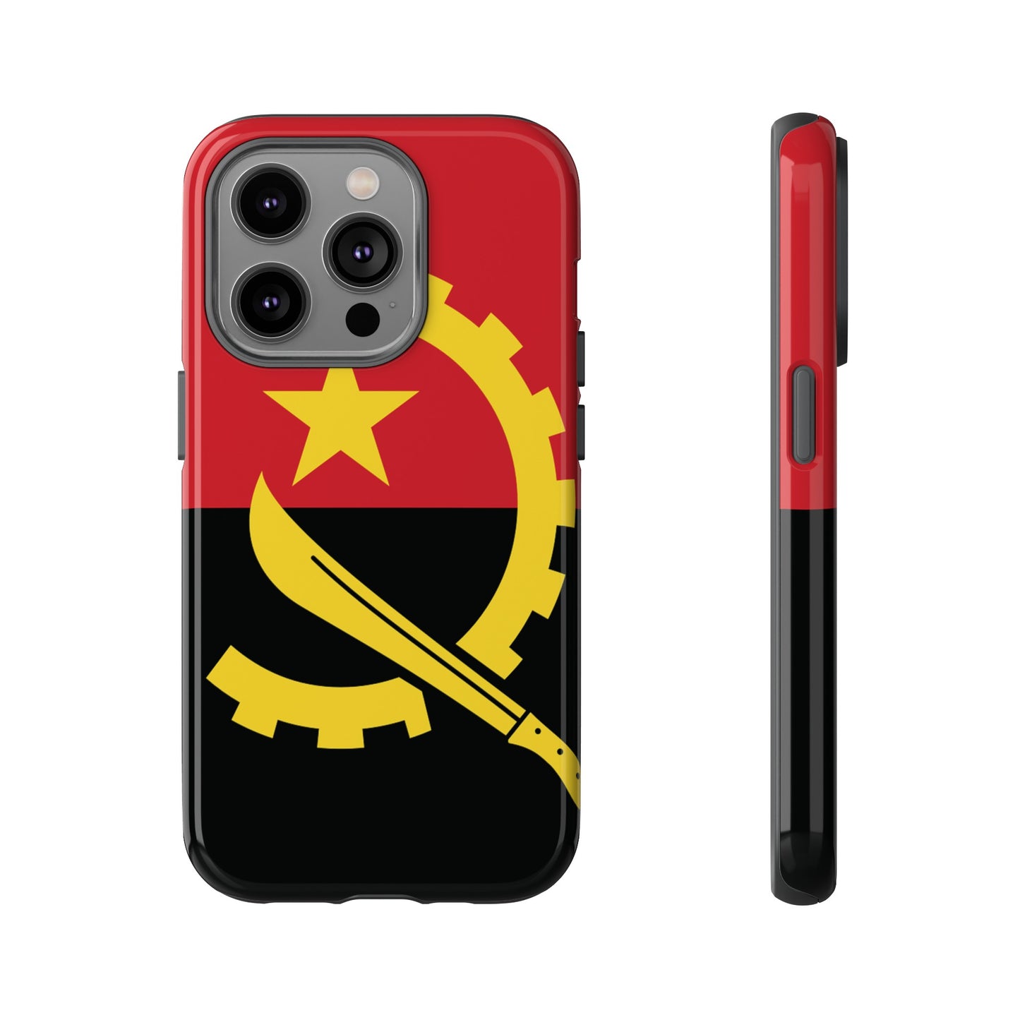 Angola Flag Phone Case | iPhone 15 Plus/ Pro, 14, 13, 12| Google Pixel 7, Pro, 5| Samsung Galaxy S23 All Major Phone Models