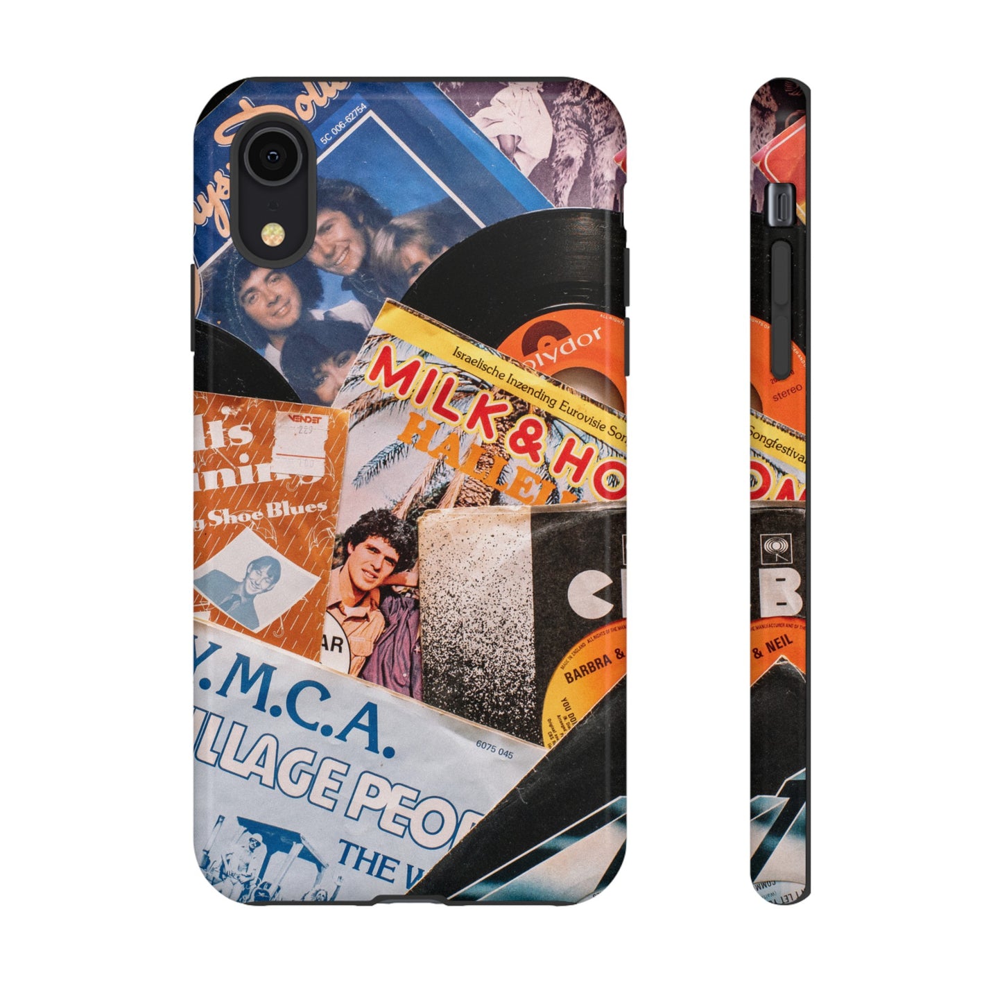 Retro Vinyl Wallpaper Phone Case | iPhone 15 Plus/ Pro, 14, 13, 12| Google Pixel 7, Pro, 5| Samsung Galaxy S23 All Major Phone Models