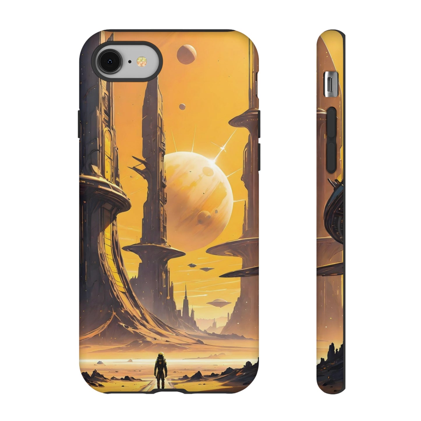 Distant Planets Sci Fi Wallpaper Phone Case | iPhone 15 Plus/ Pro, 14, 13, 12| Google Pixel 7, Pro, 5| Samsung Galaxy S23 All Major Phone Models