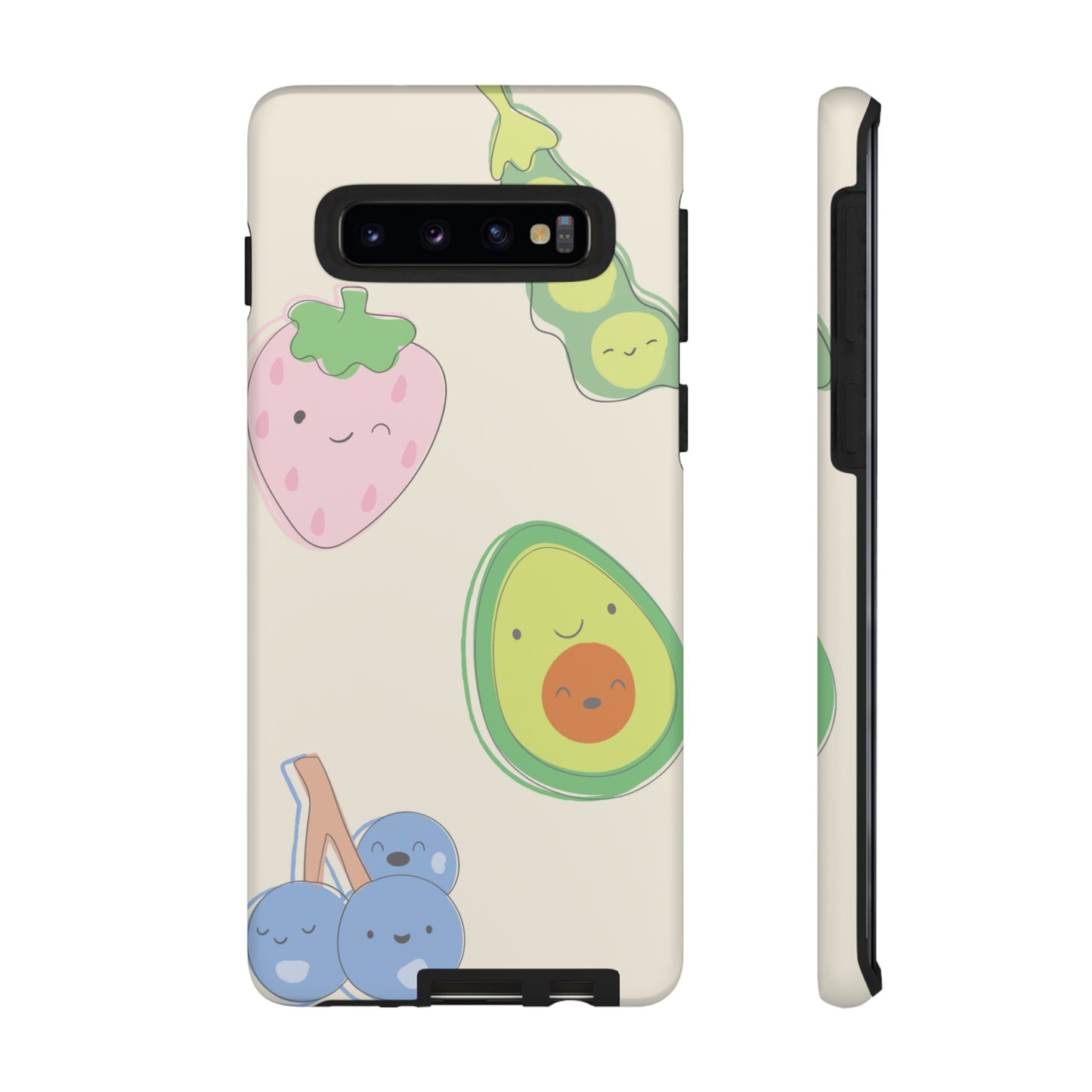 Happy Food Wallpaper Phone Case | iPhone 15 Plus/ Pro, 14, 13, 12| Google Pixel 7, Pro, 5| Samsung Galaxy S23 All Major Phone Models