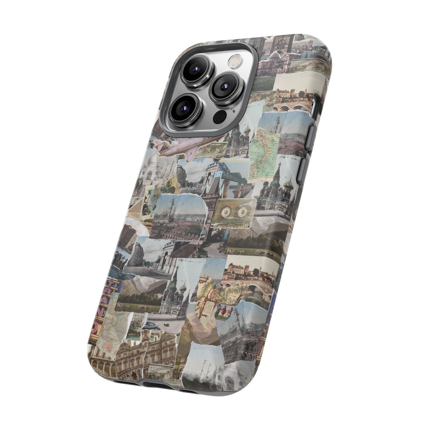 Travel Collage Wallpaper Phone Case | iPhone 15 Plus/ Pro, 14, 13, 12| Google Pixel 7, Pro, 5| Samsung Galaxy S23 All Major Phone Models