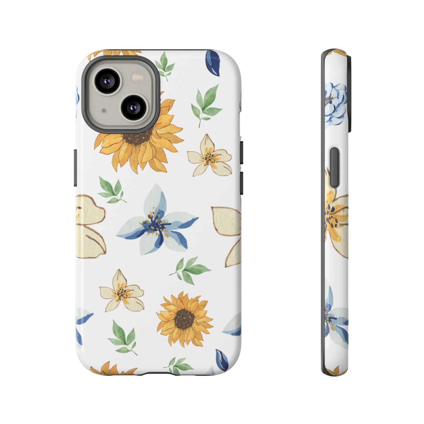 Beautiful Watercolour Flower Wallpaper Phone Case | iPhone 15 Plus/ Pro, 14, 13, 12| Google Pixel 7, Pro, 5| Samsung Galaxy S23 All Major Phone Models