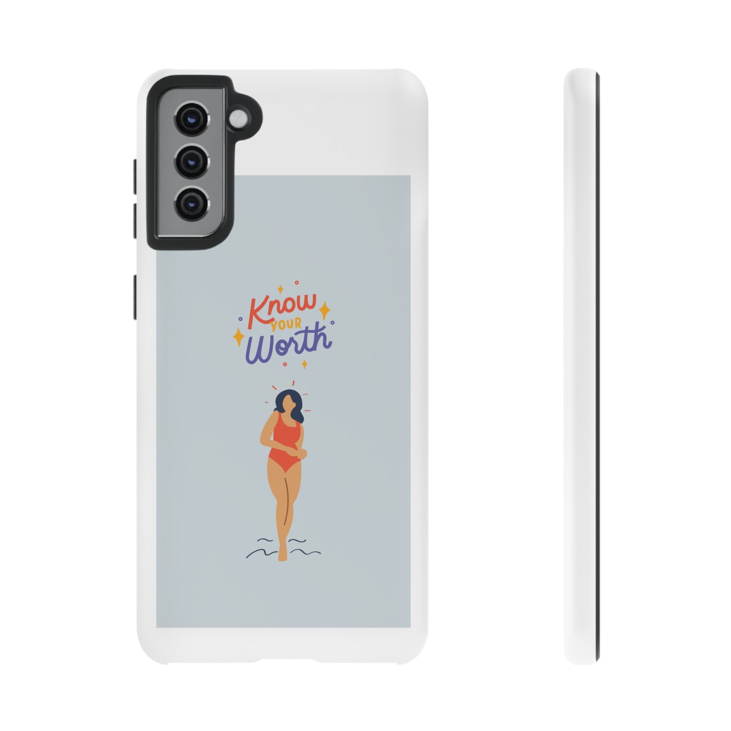 Know Your Worth Phone Case | iPhone 15 Plus/ Pro, 14, 13, 12| Google Pixel 7, Pro, 5| Samsung Galaxy S23 All Major Phone Models