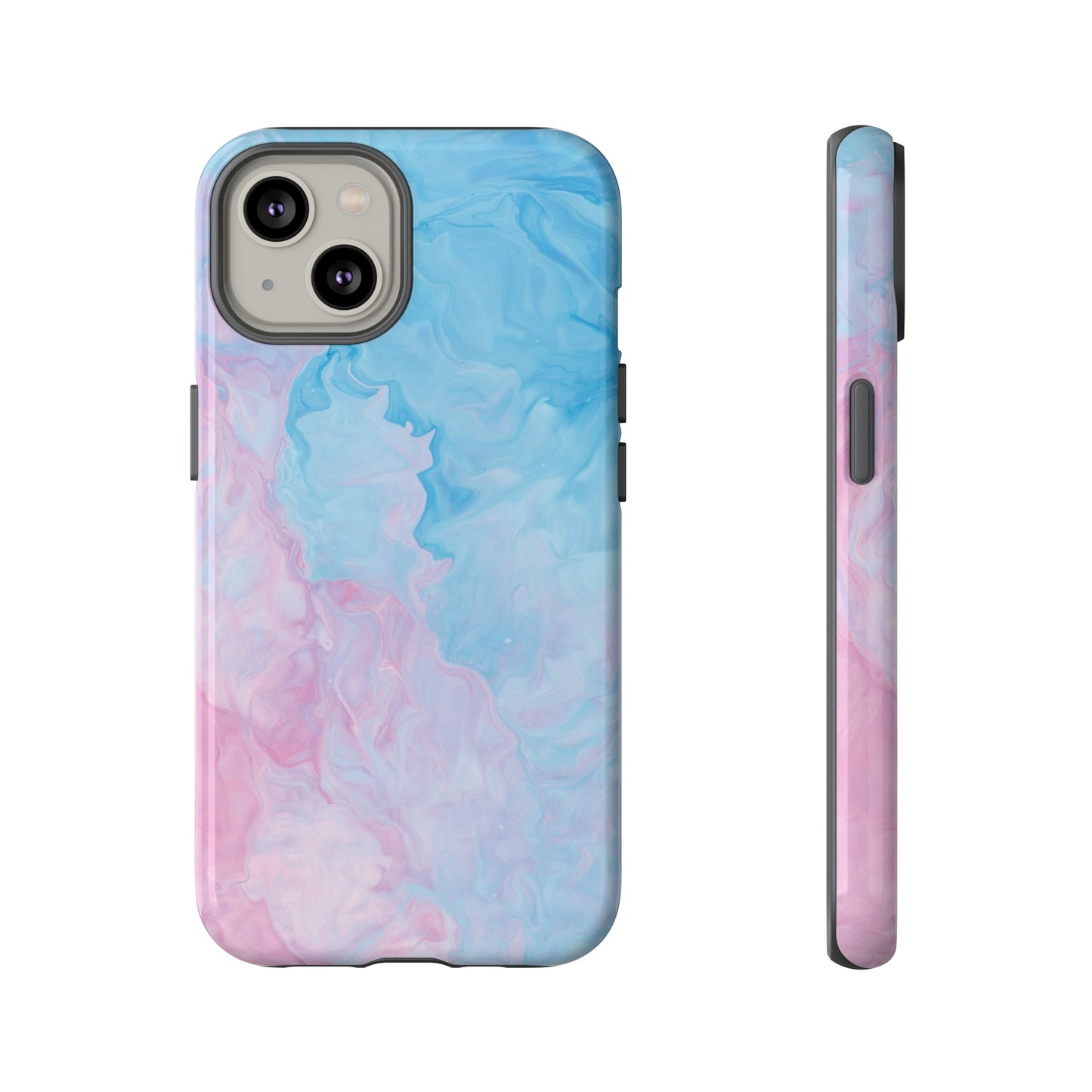 Splash of Blue & Pink Wallpaper Phone Case |iPhone 15 Plus/ Pro, 14, 13, 12|Google Pixel 7, Pro, 5|Samsung Galaxy S23 All Major Phone Models