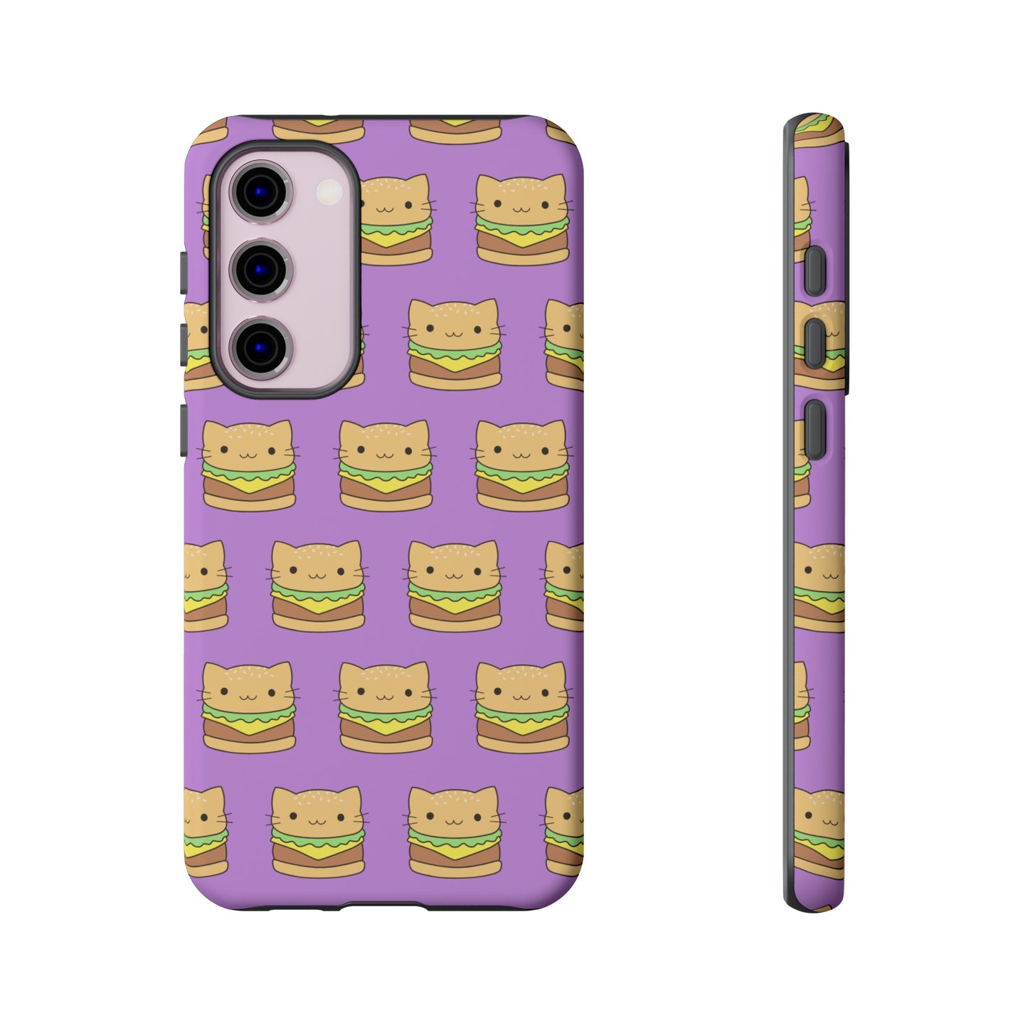 Cat Burger Phone Case | iPhone 15 Plus/ Pro, 14, 13, 12| Google Pixel 7, Pro, 5| Samsung Galaxy S23 All Major Phone Models