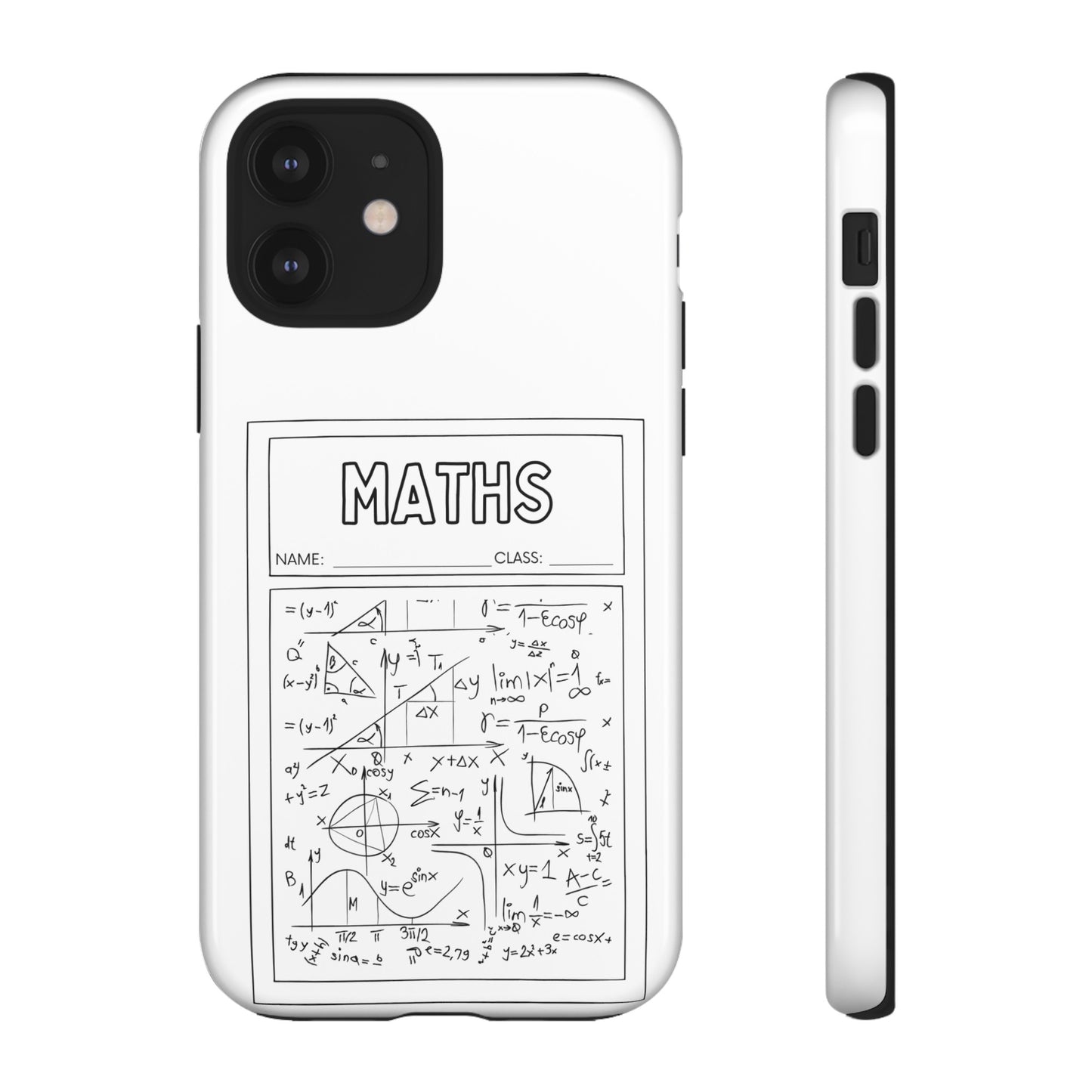 Maths Class Wallpaper Phone Case | iPhone 15 Plus/ Pro, 14, 13, 12| Google Pixel 7, Pro, 5| Samsung Galaxy S23 All Major Phone Models