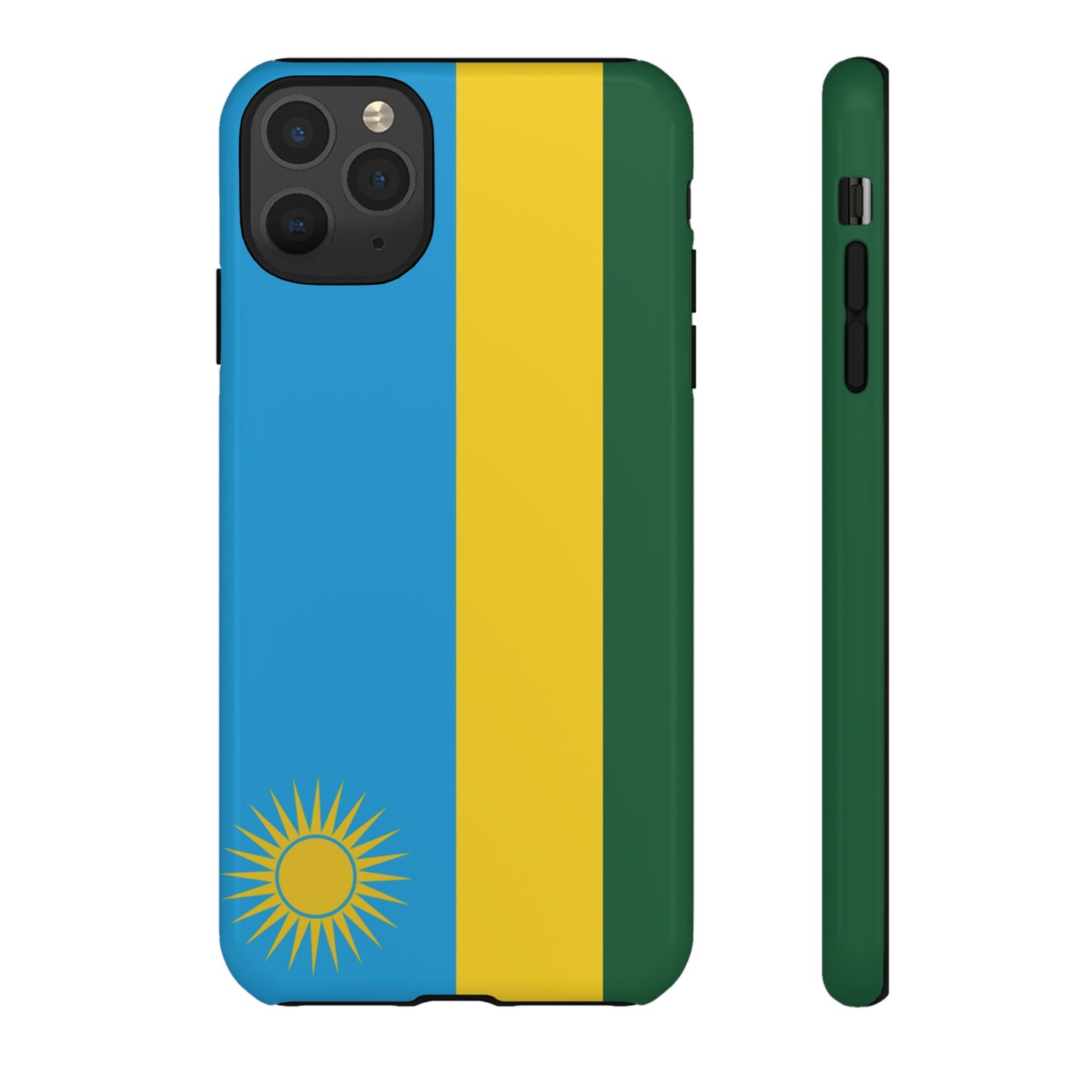 Rwanda Flag Phone Case | iPhone 15 Plus/ Pro, 14, 13, 12| Google Pixel 7, Pro, 5| Samsung Galaxy S23 All Major Phone Models