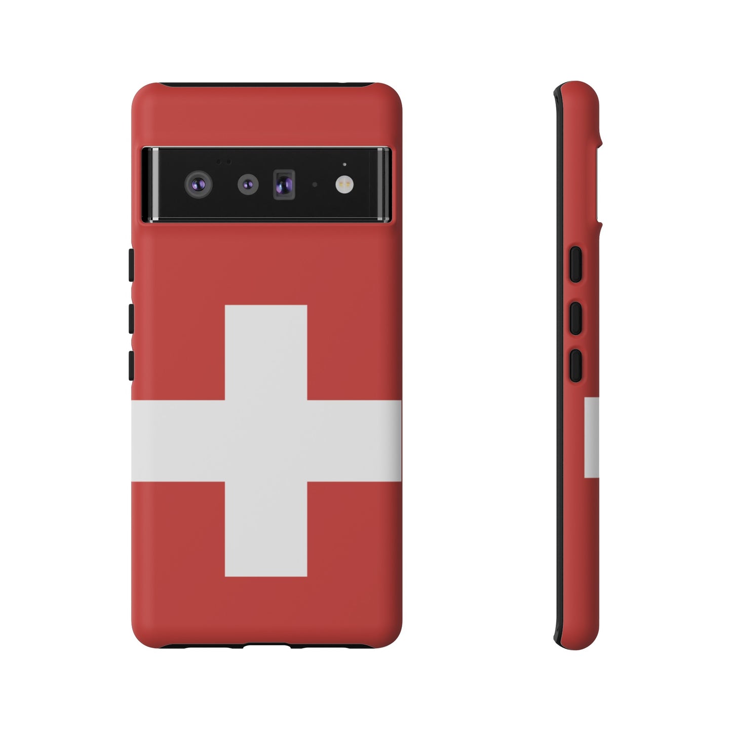 Switzerland Flag Phone Case | iPhone 15 Plus/ Pro, 14, 13, 12| Google Pixel 7, Pro, 5| Samsung Galaxy S23 All Major Phone Models