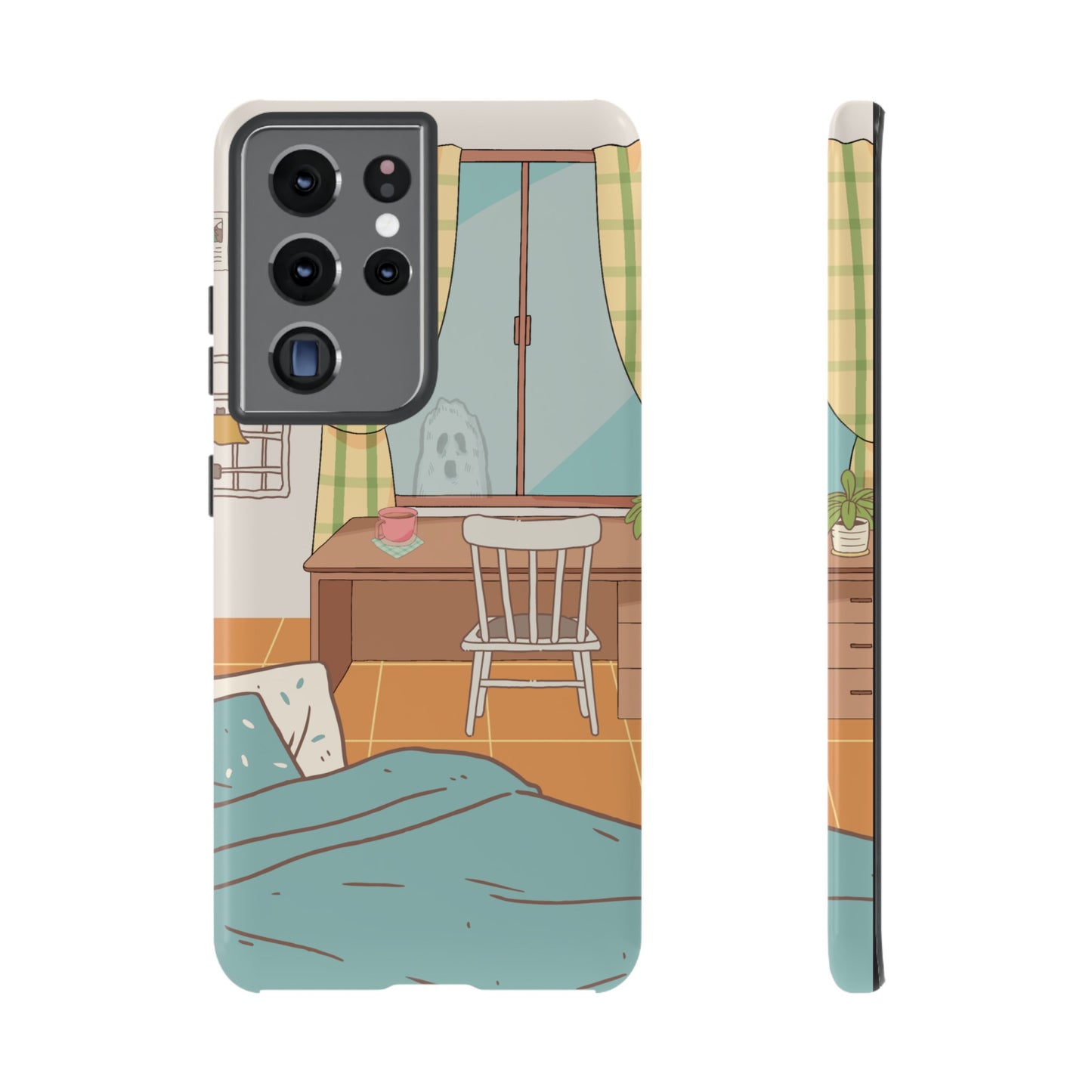 Ghost At The Window Wallpaper Phone Case | iPhone 15 Plus/ Pro, 14, 13, 12| Google Pixel 7, Pro, 5| Samsung Galaxy S23 All Major Phone Models