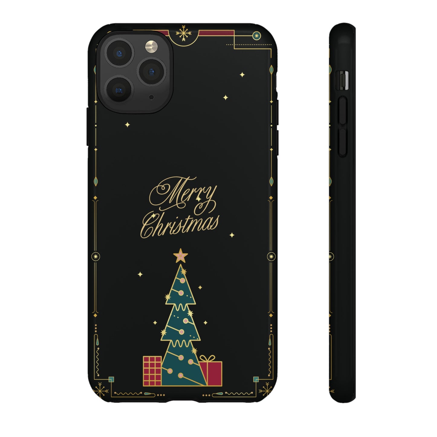 Christmas Tree Wallpaper Phone Case | iPhone 15 Plus/ Pro, 14, 13, 12| Google Pixel 7, Pro, 5| Samsung Galaxy S23 All Major Phone Models