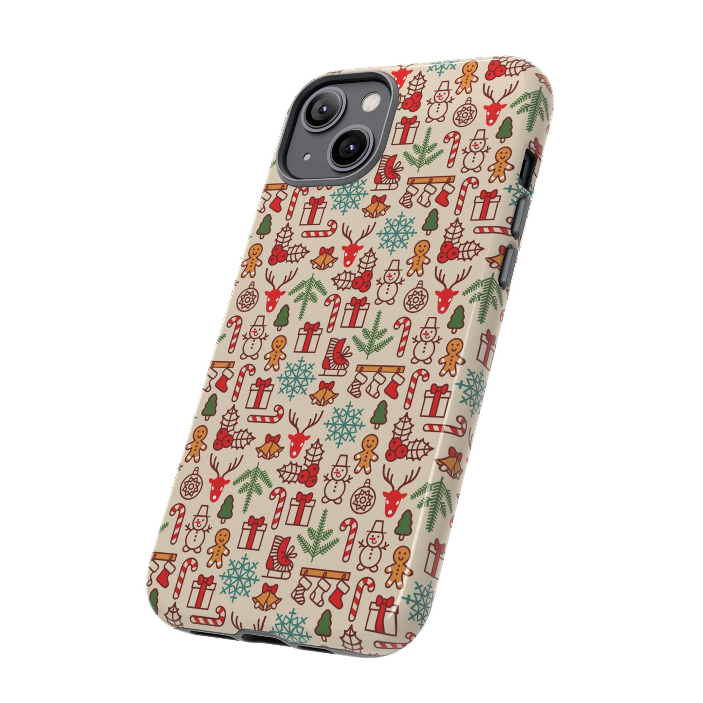 Collage Christmas Wallpaper Phone Case | iPhone 15 Plus/ Pro, 14, 13, 12| Google Pixel 7, Pro, 5| Samsung Galaxy S23 All Major Phone Models