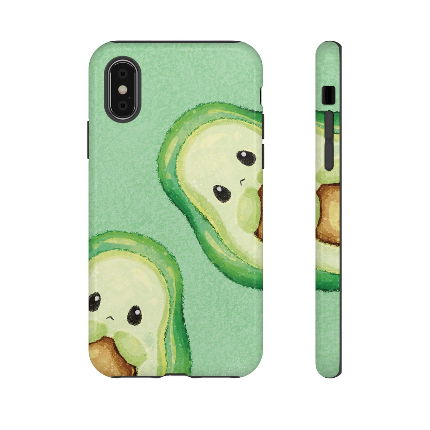 Avocado Friends Wallpaper Phone Case | iPhone 15 Plus/ Pro, 14, 13, 12| Google Pixel 7, Pro, 5| Samsung Galaxy S23 All Major Phone Models