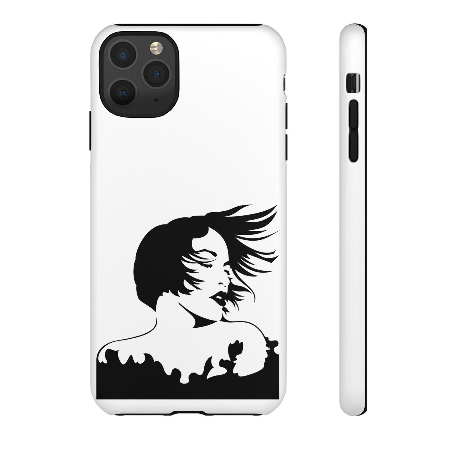 Woman In The Wind Phone Case | iPhone 15 Plus/ Pro, 14, 13, 12| Google Pixel 7, Pro, 5| Samsung Galaxy S23 All Major Phone Models