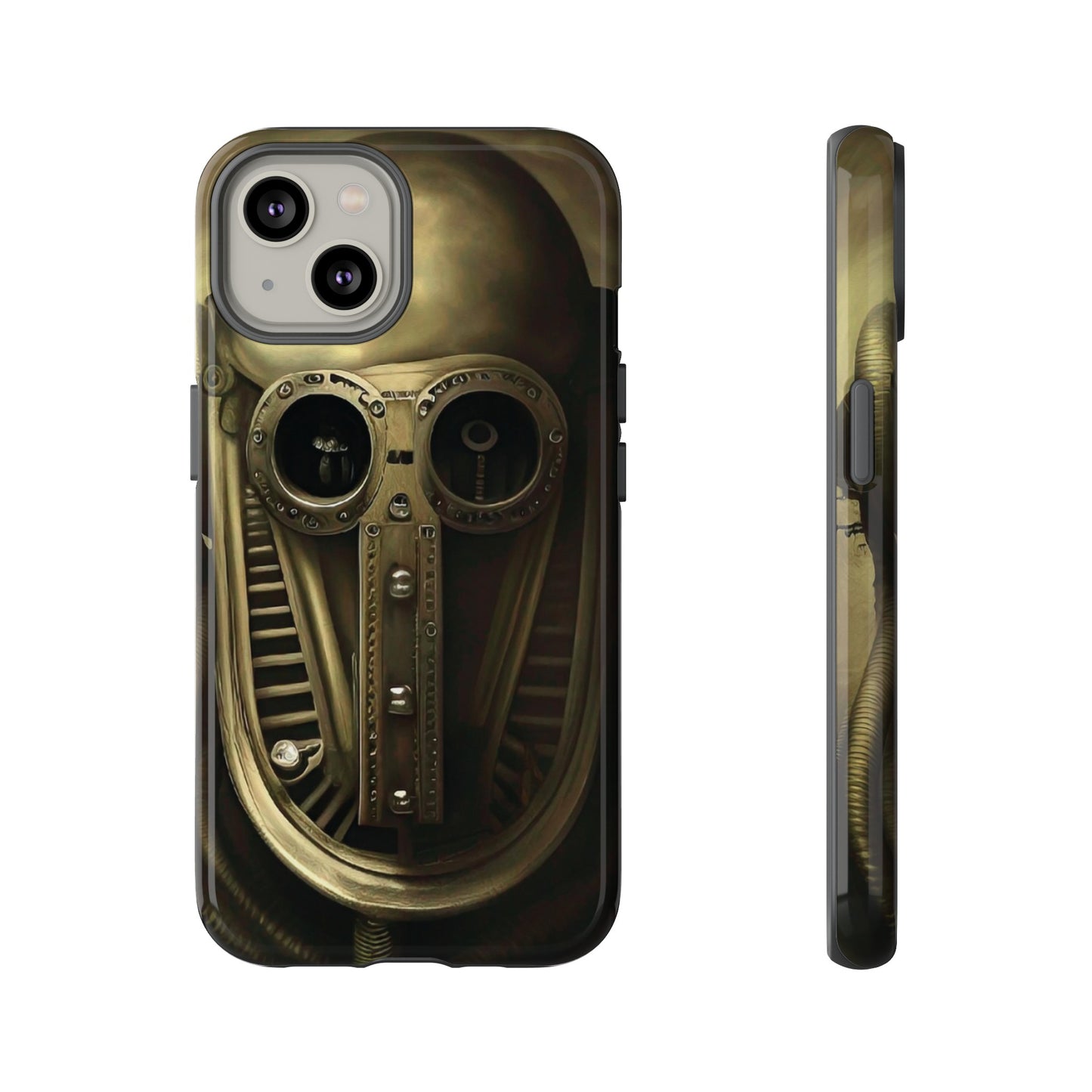 Sci-Fi Helmet Wallpaper Phone Case | iPhone 15 Plus/ Pro, 14, 13, 12| Google Pixel 7, Pro, 5| Samsung Galaxy S23 All Major Phone Models