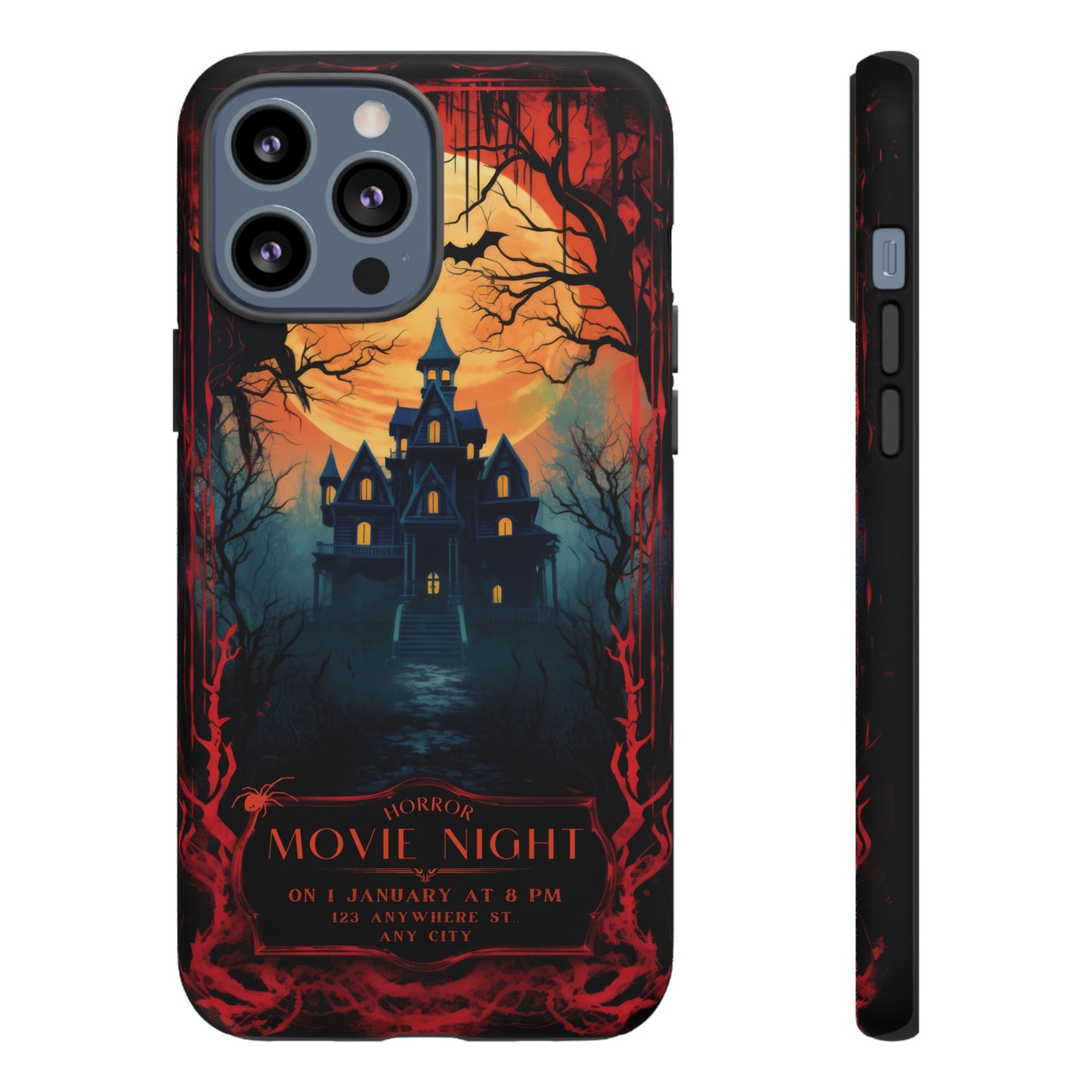 Horror Movie Night Phone Case | iPhone 15 Plus/ Pro, 14, 13, 12| Google Pixel 7, Pro, 5| Samsung Galaxy S23 All Major Phone Models