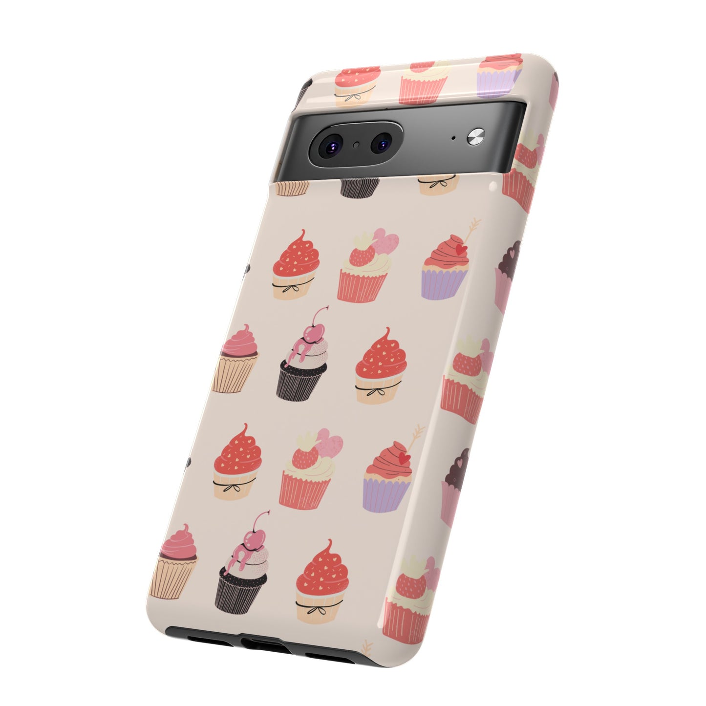 Cupcake Collage Wallpaper Phone Case | iPhone 15 Plus/ Pro, 14, 13, 12| Google Pixel 7, Pro, 5| Samsung Galaxy S23 All Major Phone Models