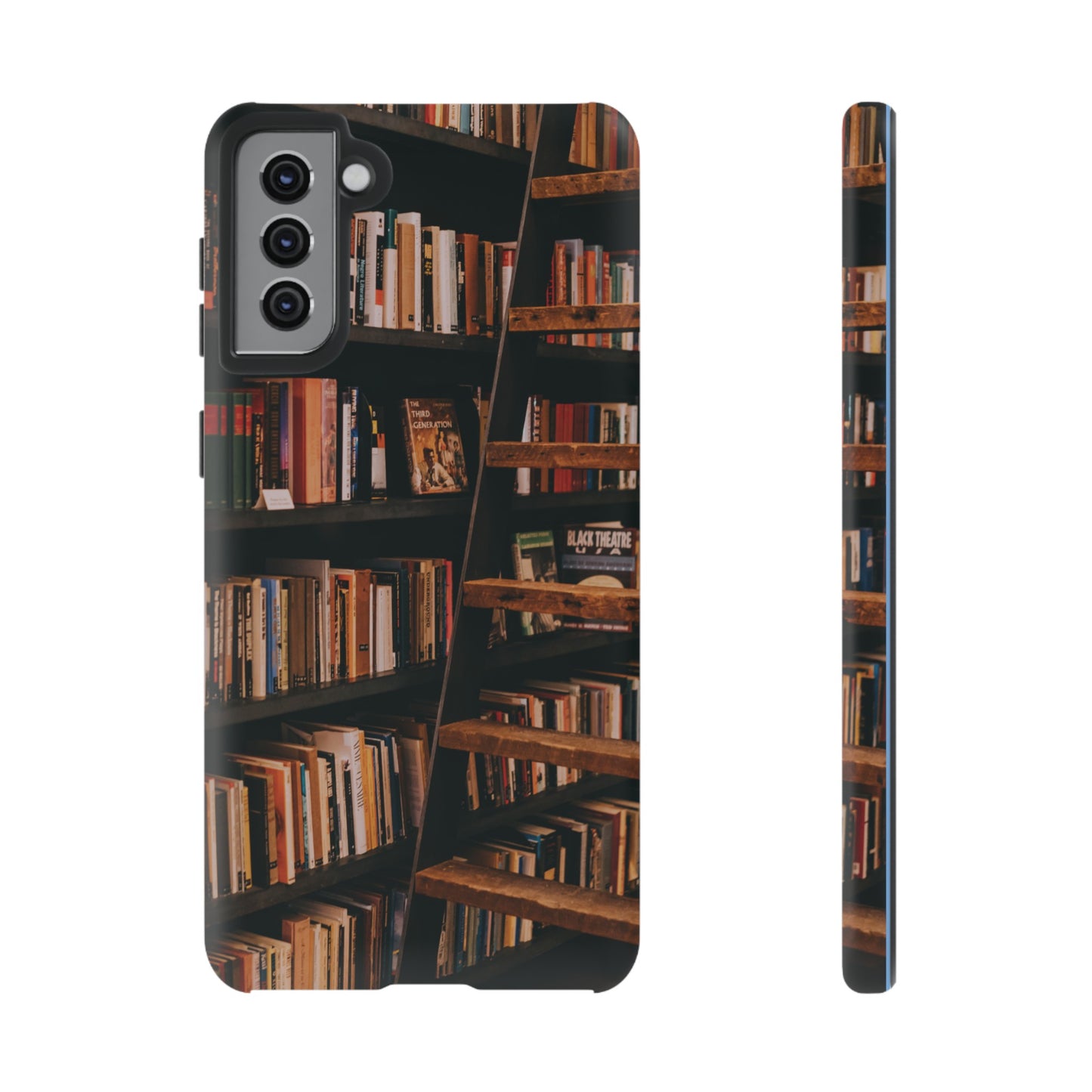 Bookcase Wallpaper Phone Case | iPhone 15 Plus/ Pro, 14, 13, 12| Google Pixel 7, Pro, 5| Samsung Galaxy S23 All Major Phone Models