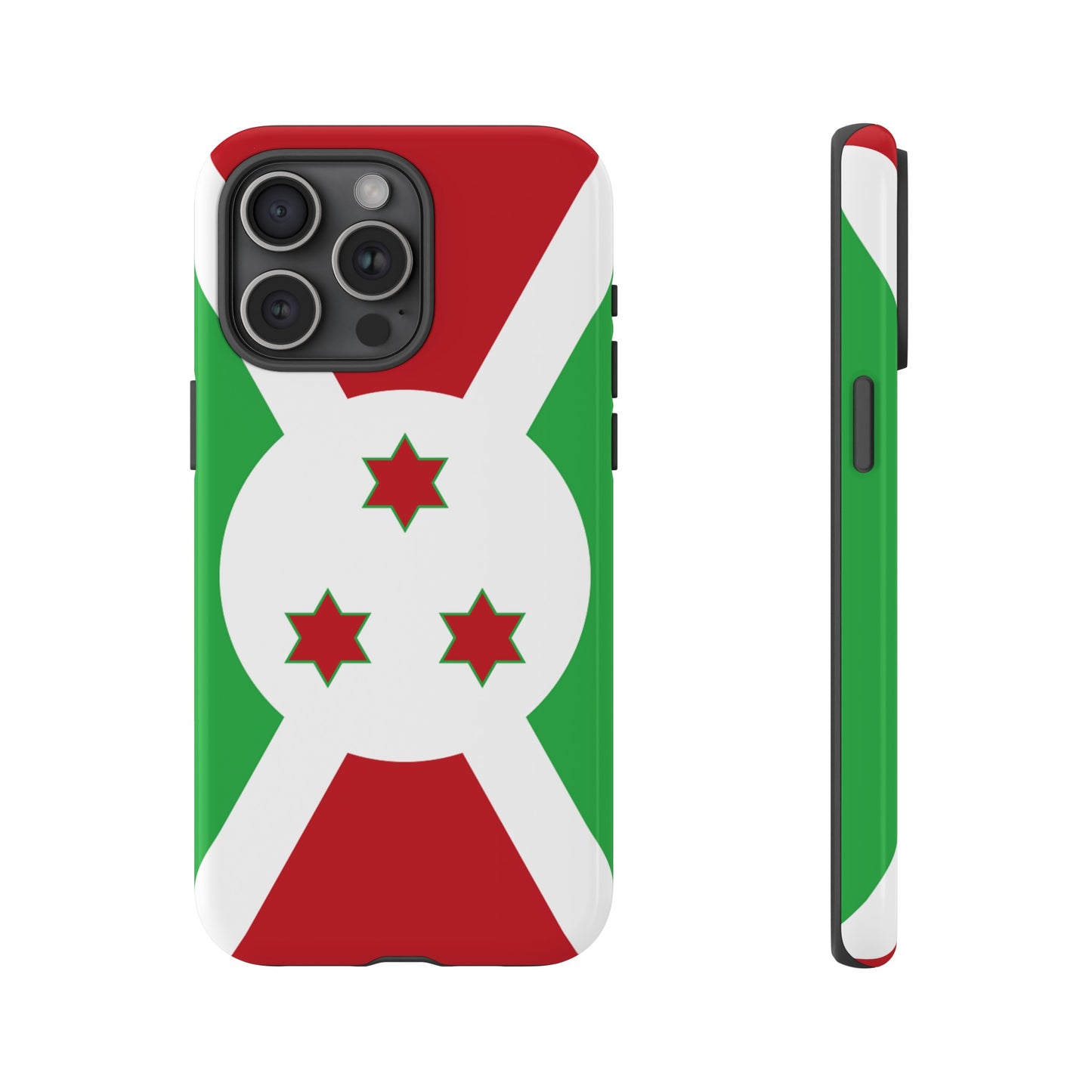 Burundi Flag Phone Case | iPhone 15 Plus/ Pro, 14, 13, 12| Google Pixel 7, Pro, 5| Samsung Galaxy S23 All Major Phone Models