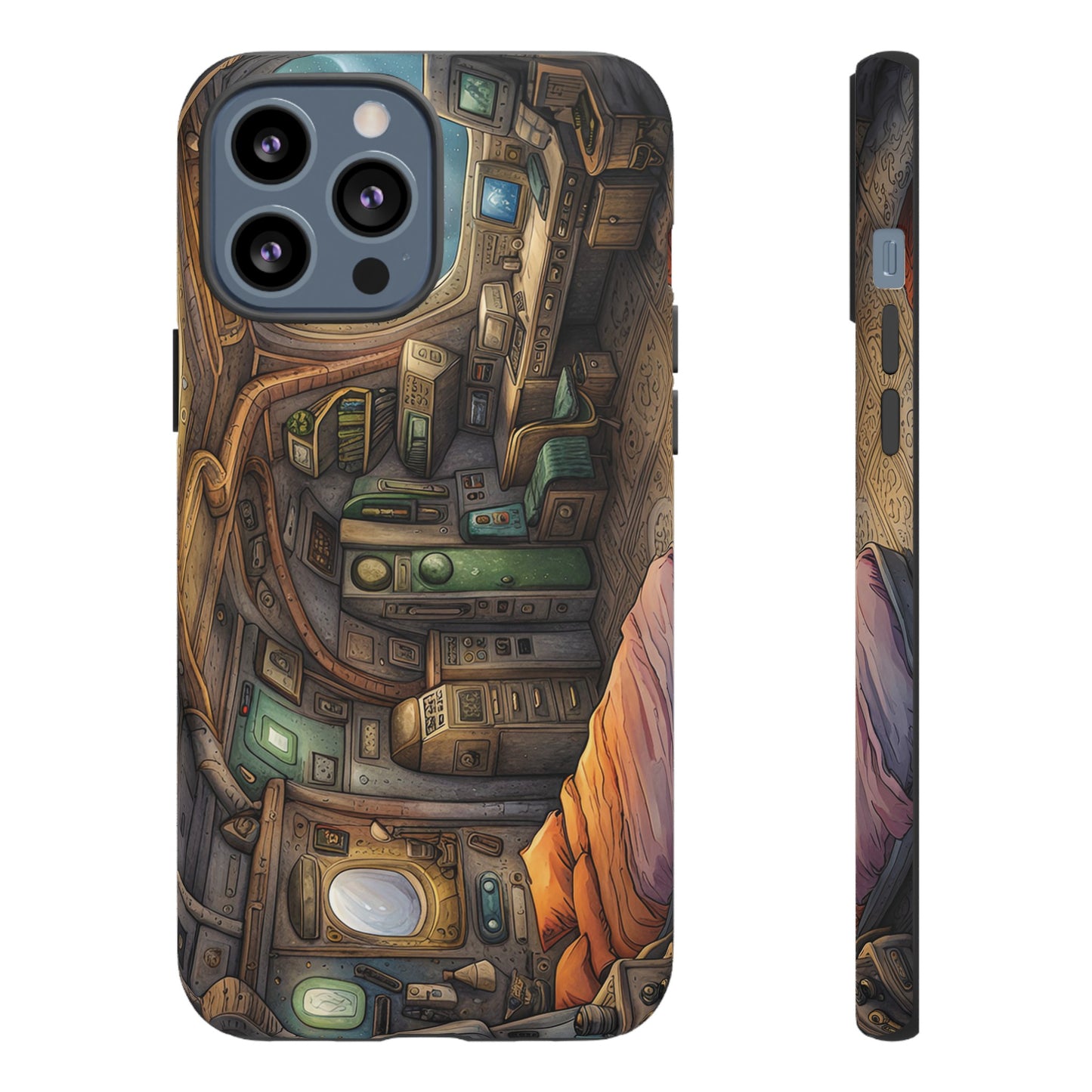 Cosy Spaceship Wallpaper Phone Case | iPhone 15 Plus/ Pro, 14, 13, 12| Google Pixel 7, Pro, 5| Samsung Galaxy S23 All Major Phone Models