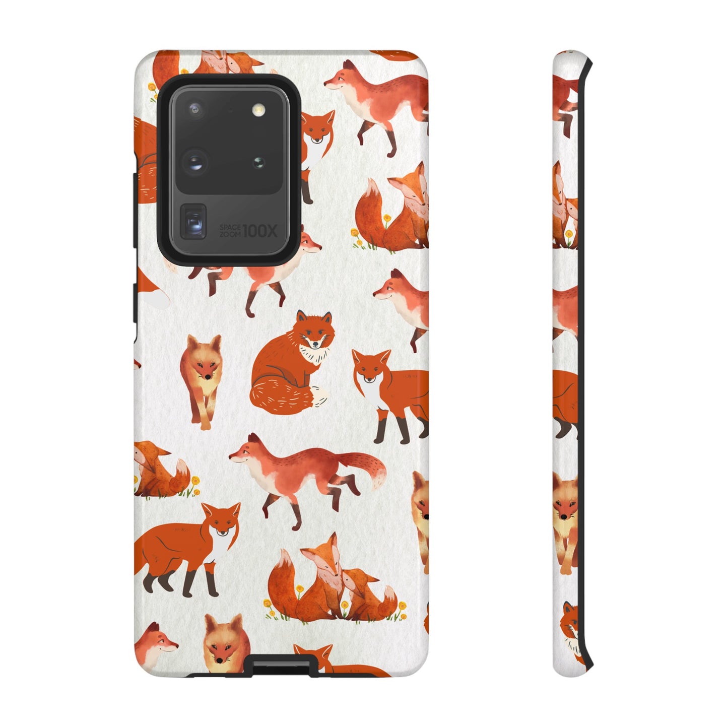 Foxes Wallpaper Phone Case | iPhone 15 Plus/ Pro, 14, 13, 12| Google Pixel 7, Pro, 5| Samsung Galaxy S23 All Major Phone Models