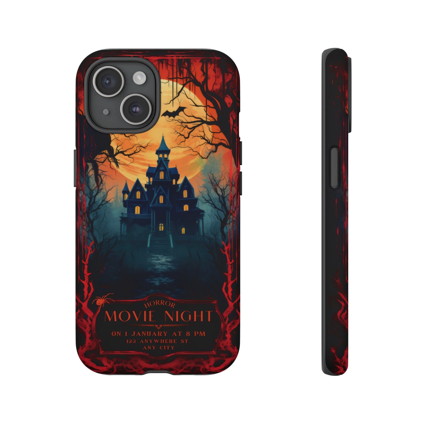 Horror Movie Night Phone Case | iPhone 15 Plus/ Pro, 14, 13, 12| Google Pixel 7, Pro, 5| Samsung Galaxy S23 All Major Phone Models