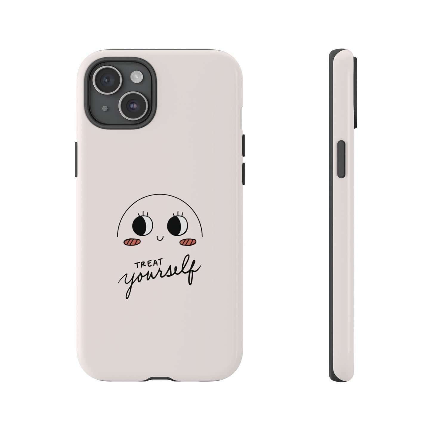 Treat Yourself Wallpaper Phone Case | iPhone 15 Plus/ Pro, 14, 13, 12| Google Pixel 7, Pro, 5| Samsung Galaxy S23 All Major Phone Models