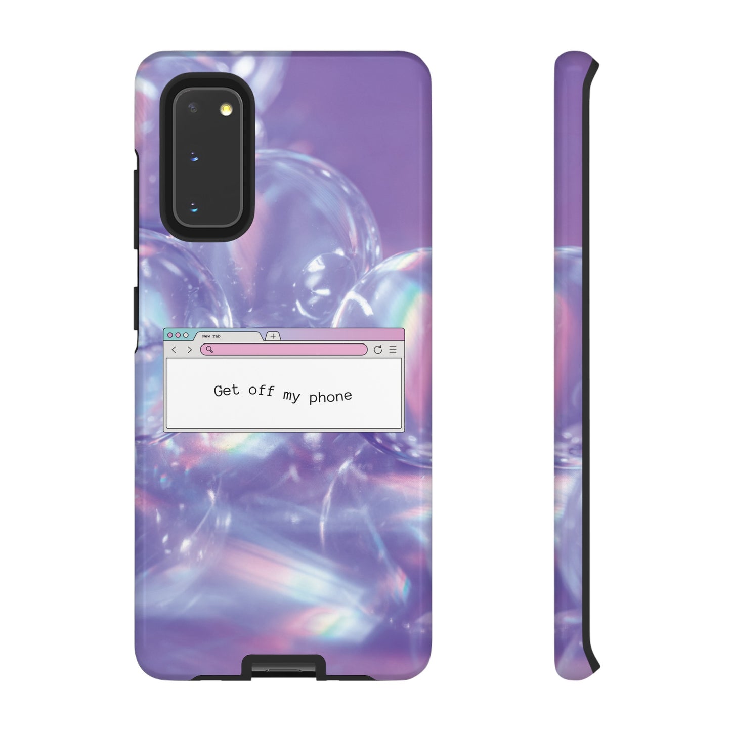 Get Off My Phone Wallpaper Phone Case | iPhone 15 Plus/ Pro, 14, 13, 12| Google Pixel 7, Pro, 5| Samsung Galaxy S23 All Major Phone Models