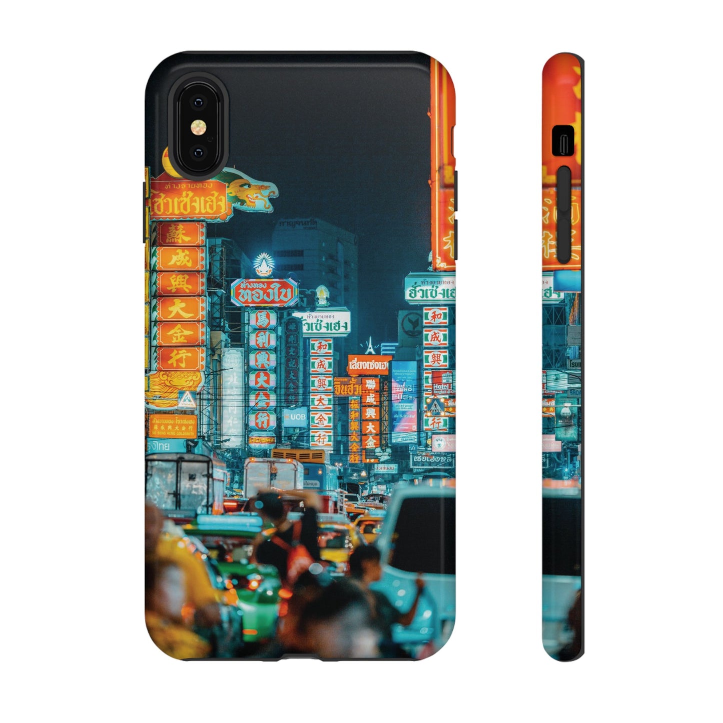 Neon Nightlife Wallpaper Phone Case | iPhone 15 Plus/ Pro, 14, 13, 12| Google Pixel 7, Pro, 5| Samsung Galaxy S23 All Major Phone Models