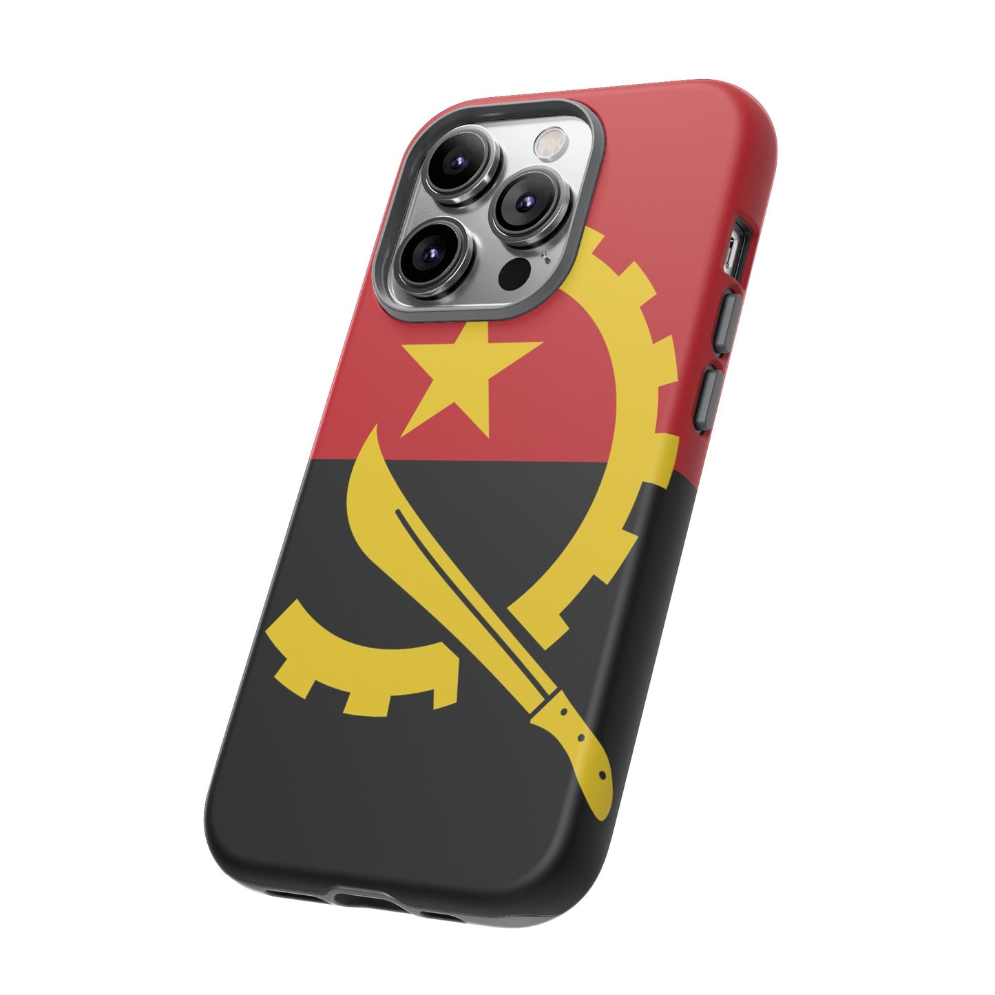 Angola Flag Phone Case | iPhone 15 Plus/ Pro, 14, 13, 12| Google Pixel 7, Pro, 5| Samsung Galaxy S23 All Major Phone Models