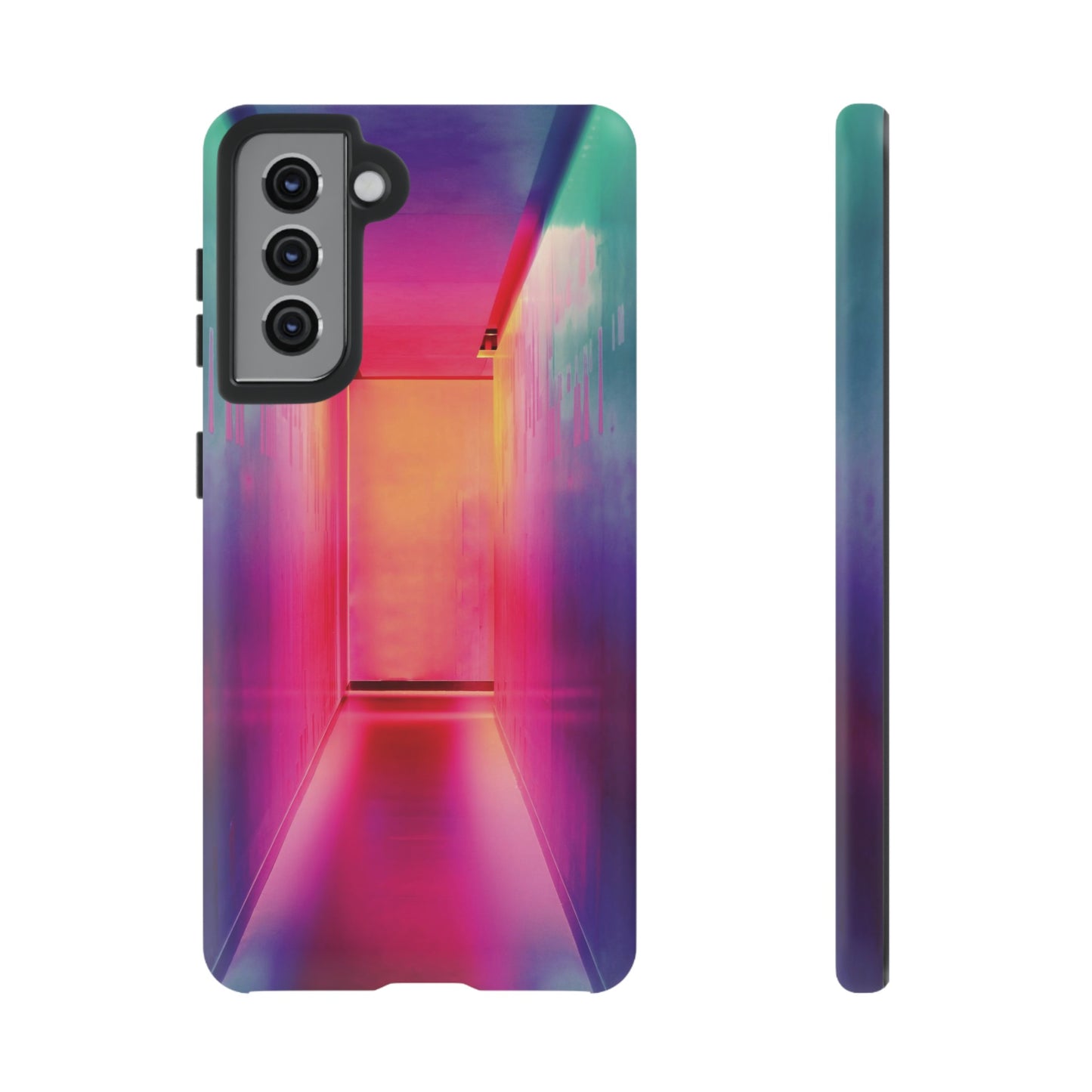 Rainbow Hallway Wallpaper Phone Case | iPhone 15 Plus/ Pro, 14, 13, 12| Google Pixel 7, Pro, 5| Samsung Galaxy S23 All Major Phone Models