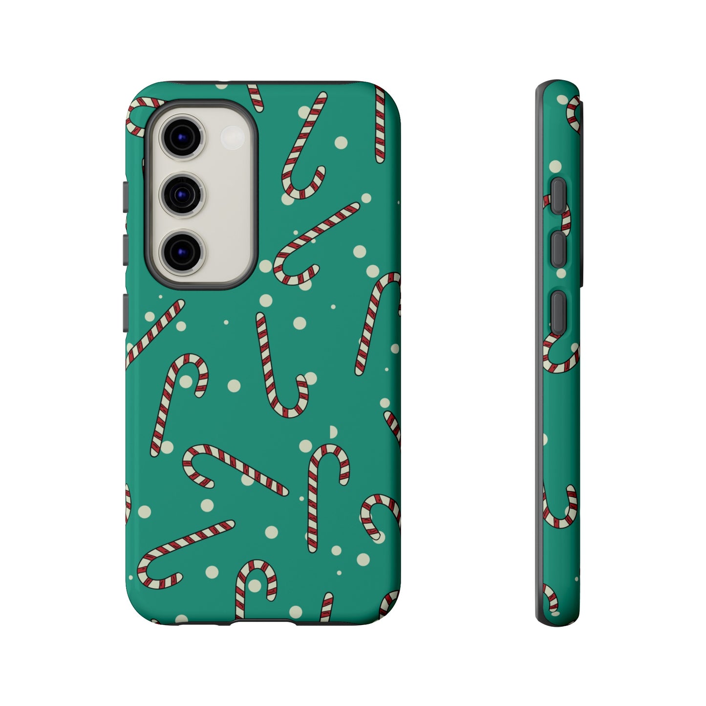 Candycane Wallpaper Phone Case | iPhone 15 Plus/ Pro, 14, 13, 12| Google Pixel 7, Pro, 5| Samsung Galaxy S23 All Major Phone Models