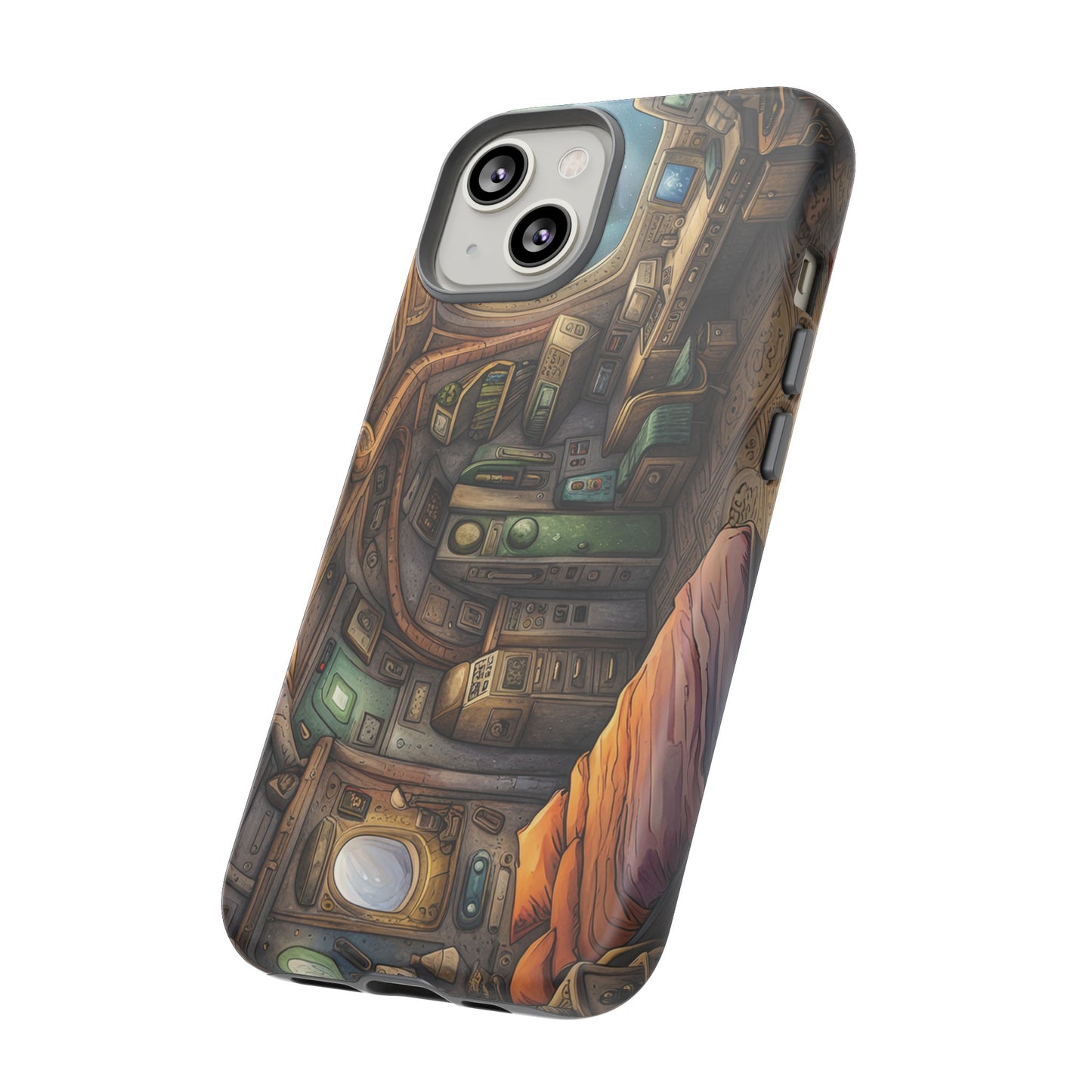 Cosy Spaceship Wallpaper Phone Case | iPhone 15 Plus/ Pro, 14, 13, 12| Google Pixel 7, Pro, 5| Samsung Galaxy S23 All Major Phone Models