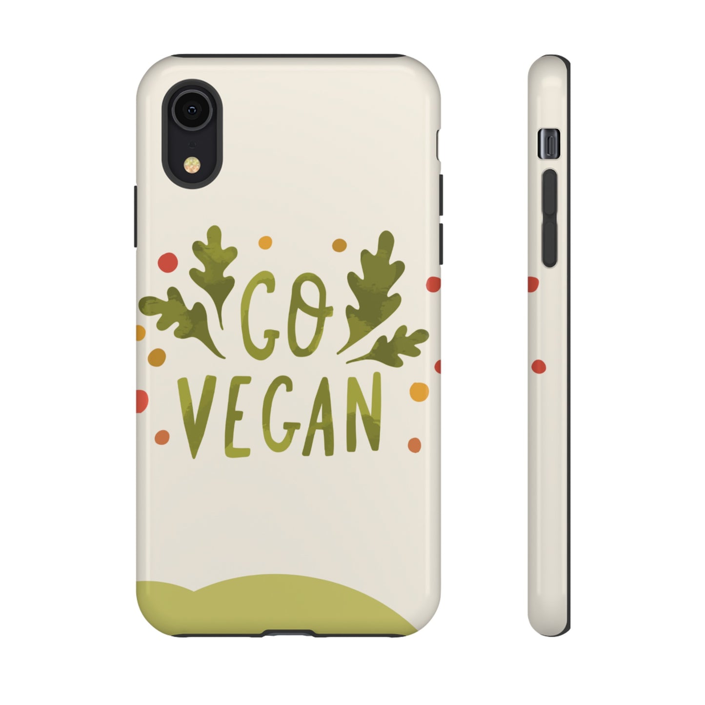 Go Vegan Wallpaper Phone Case | iPhone 15 Plus/ Pro, 14, 13, 12| Google Pixel 7, Pro, 5| Samsung Galaxy S23 All Major Phone Models