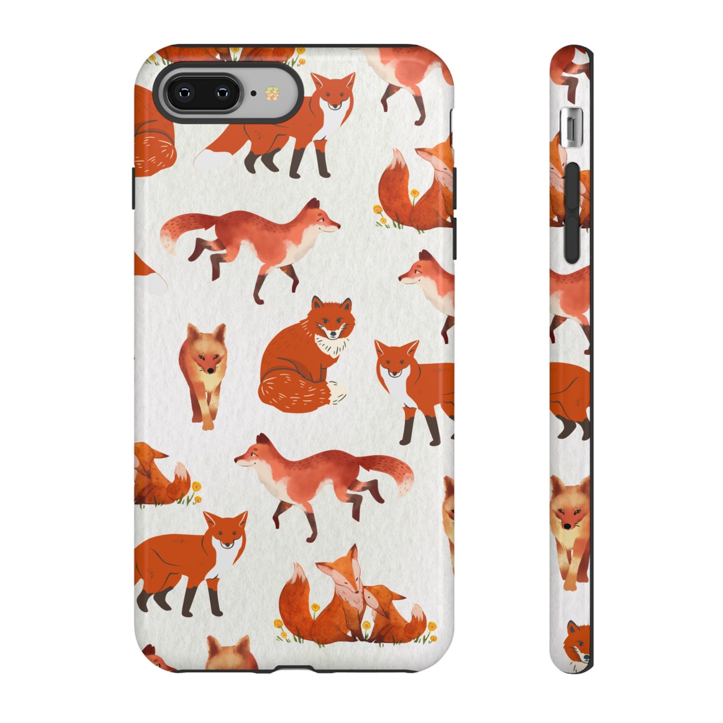 Foxes Wallpaper Phone Case | iPhone 15 Plus/ Pro, 14, 13, 12| Google Pixel 7, Pro, 5| Samsung Galaxy S23 All Major Phone Models