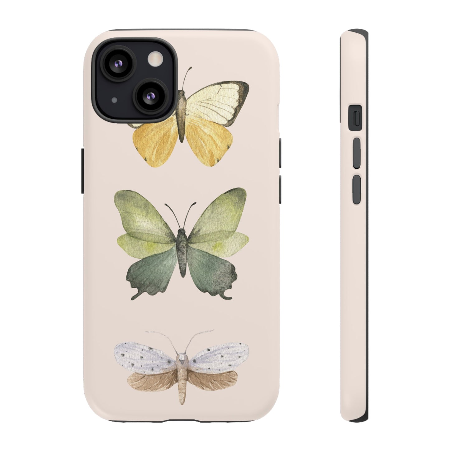 Three Butterflies Wallpaper Phone Case | iPhone 15 Plus/ Pro, 14, 13, 12| Google Pixel 7, Pro, 5| Samsung Galaxy S23 All Major Phone Models