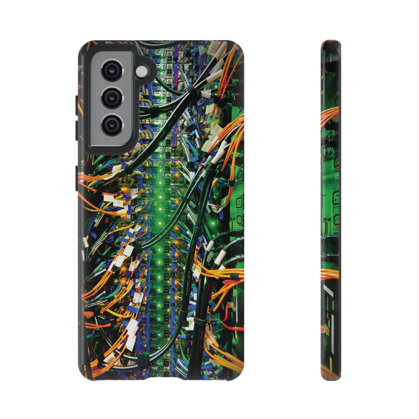 Green Computer Circuitboard Wallpaper Phone Case | iPhone 15 Plus/ Pro, 14, 13, 12| Google Pixel 7, Pro, 5| Samsung Galaxy S23 All Major Phone Models