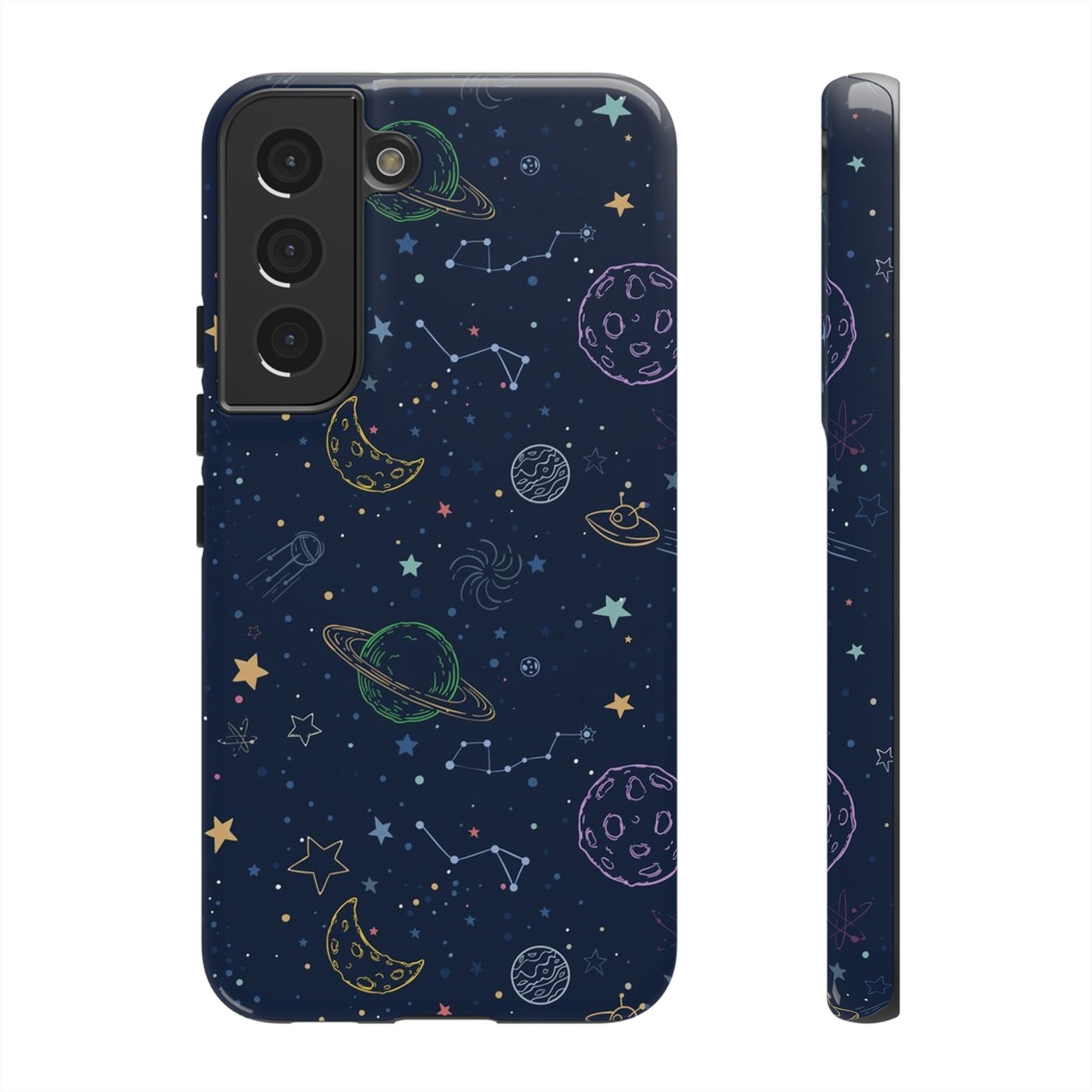 Space Galaxy Wallpaper Phone Case | iPhone 15 Plus/ Pro, 14, 13, 12| Google Pixel 7, Pro, 5| Samsung Galaxy S23 All Major Phone Models