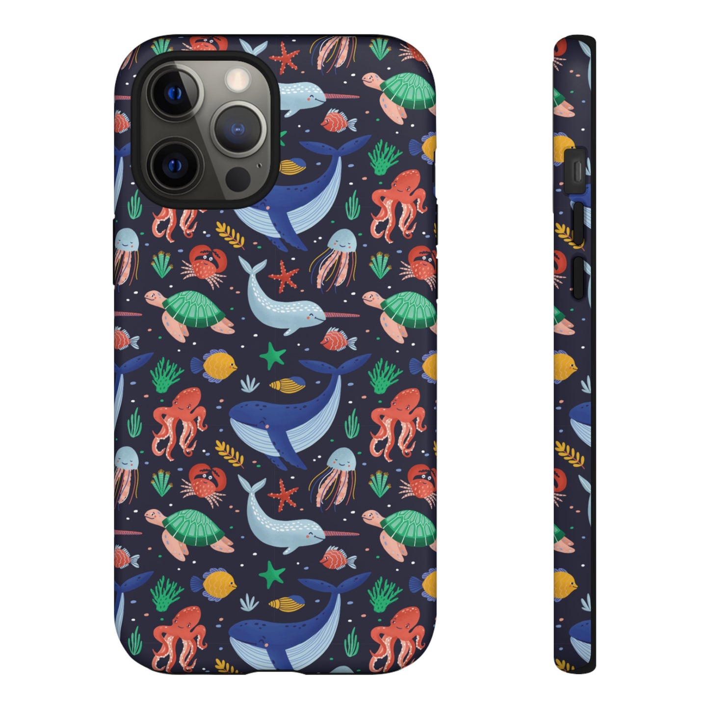 Sea Creatures Wallpaper Phone Case | iPhone 15 Plus/ Pro, 14, 13, 12| Google Pixel 7, Pro, 5| Samsung Galaxy S23 All Major Phone Models