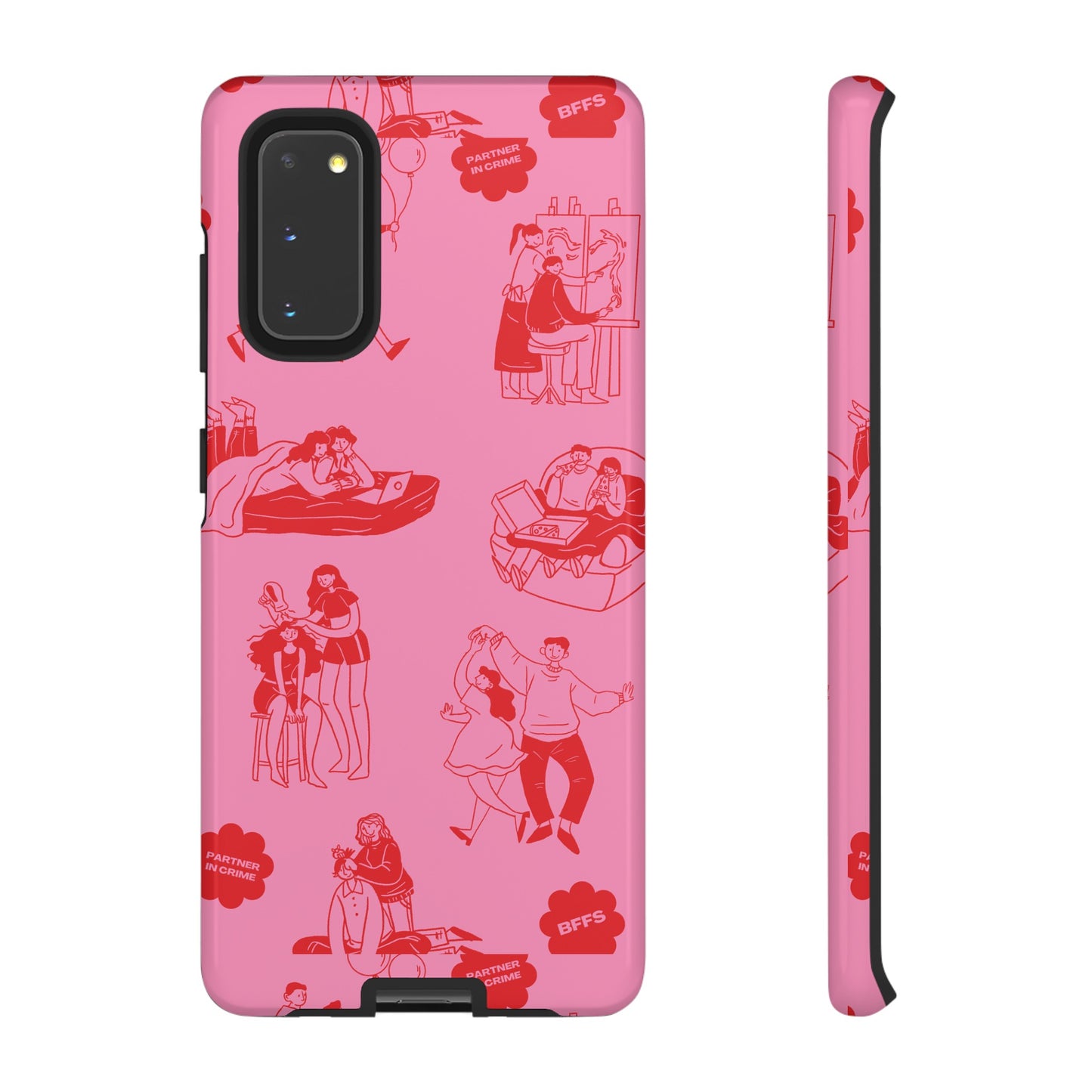 Pink Valentine's Day Wallpaper Phone Case | iPhone 15 Plus/ Pro, 14, 13, 12| Google Pixel 7, Pro, 5| Samsung Galaxy S23 All Major Phone Models