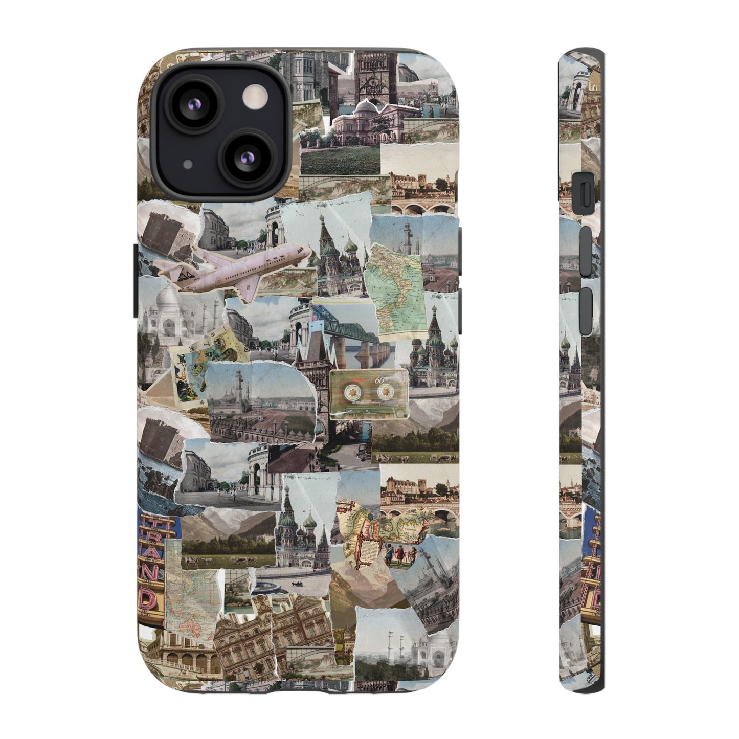 Travel Collage Wallpaper Phone Case | iPhone 15 Plus/ Pro, 14, 13, 12| Google Pixel 7, Pro, 5| Samsung Galaxy S23 All Major Phone Models