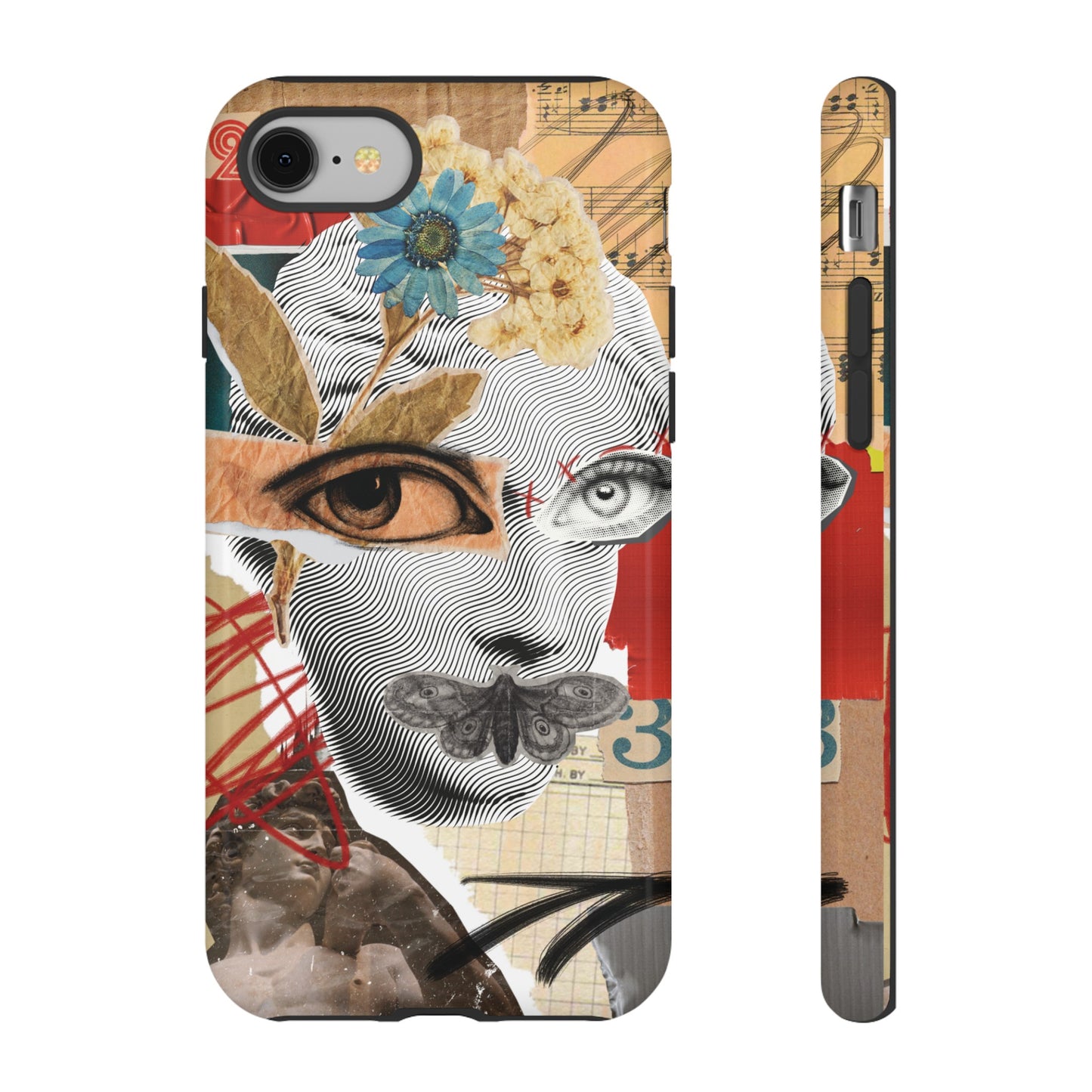 Woman Collage Wallpaper Phone Case | iPhone 15 Plus/ Pro, 14, 13, 12| Google Pixel 7, Pro, 5| Samsung Galaxy S23 All Major Phone Models