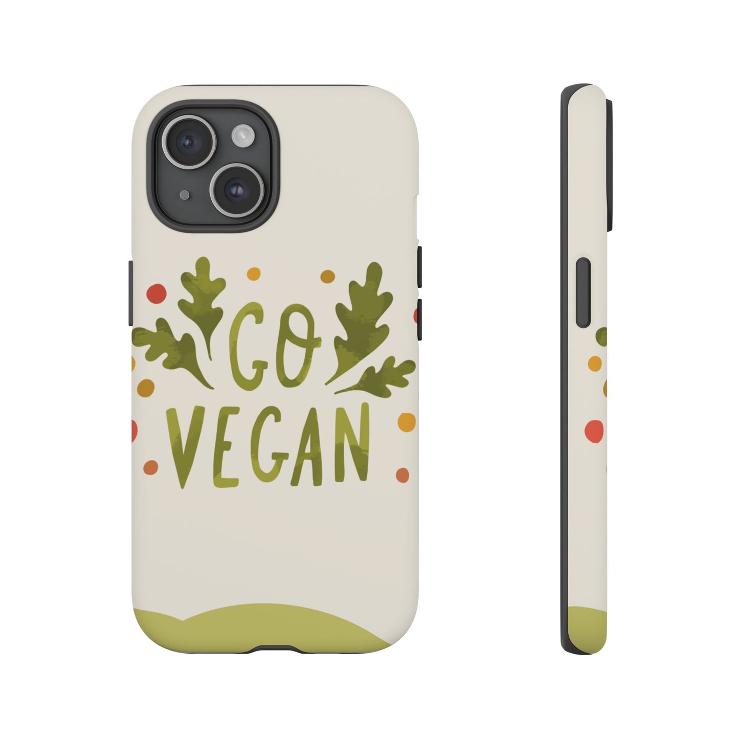 Go Vegan Wallpaper Phone Case | iPhone 15 Plus/ Pro, 14, 13, 12| Google Pixel 7, Pro, 5| Samsung Galaxy S23 All Major Phone Models