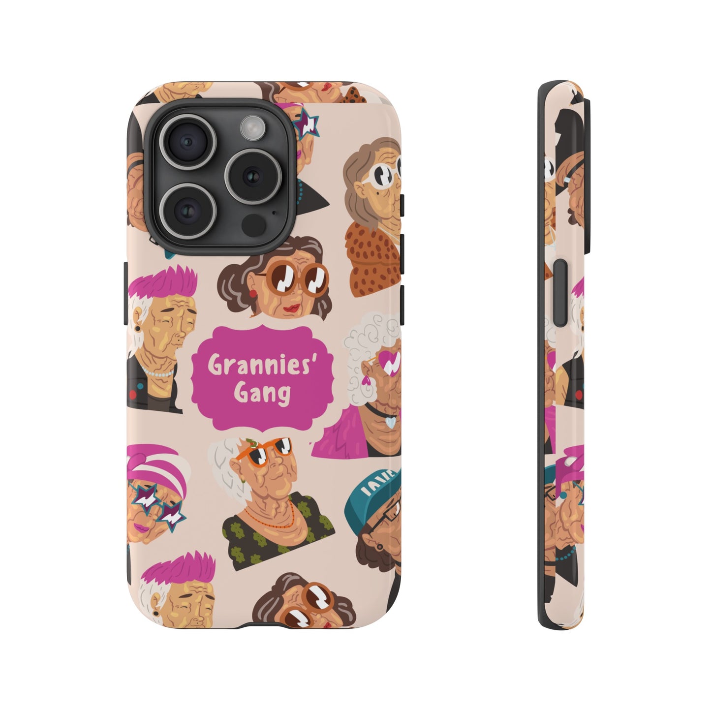 Grannies' Gang Wallpaper Phone Case | iPhone 15 Plus/ Pro, 14, 13, 12| Google Pixel 7, Pro, 5| Samsung Galaxy S23 All Major Phone Models