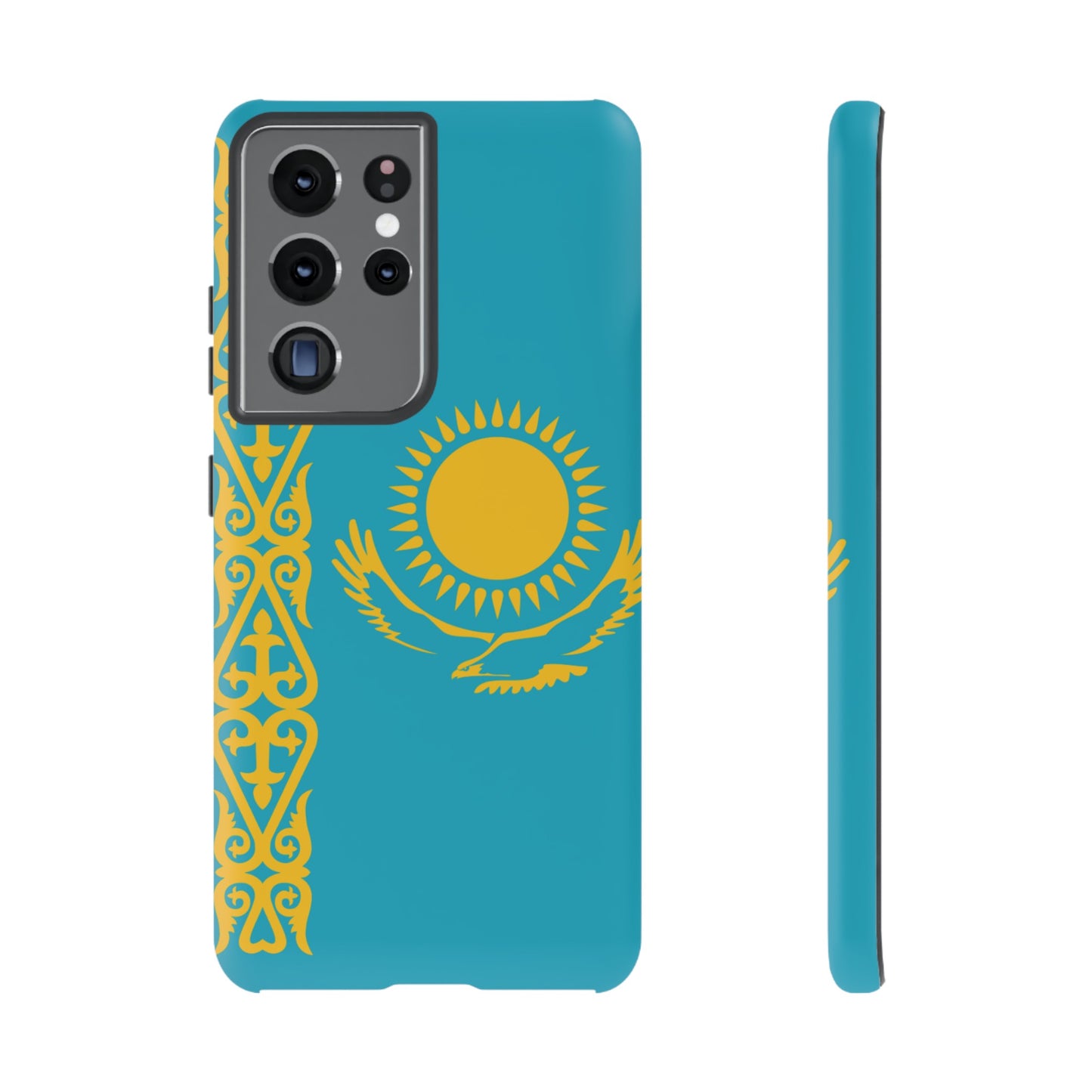 Kazakhstan Flag Phone Case | iPhone 15 Plus/ Pro, 14, 13, 12| Google Pixel 7, Pro, 5| Samsung Galaxy S23 All Major Phone Models