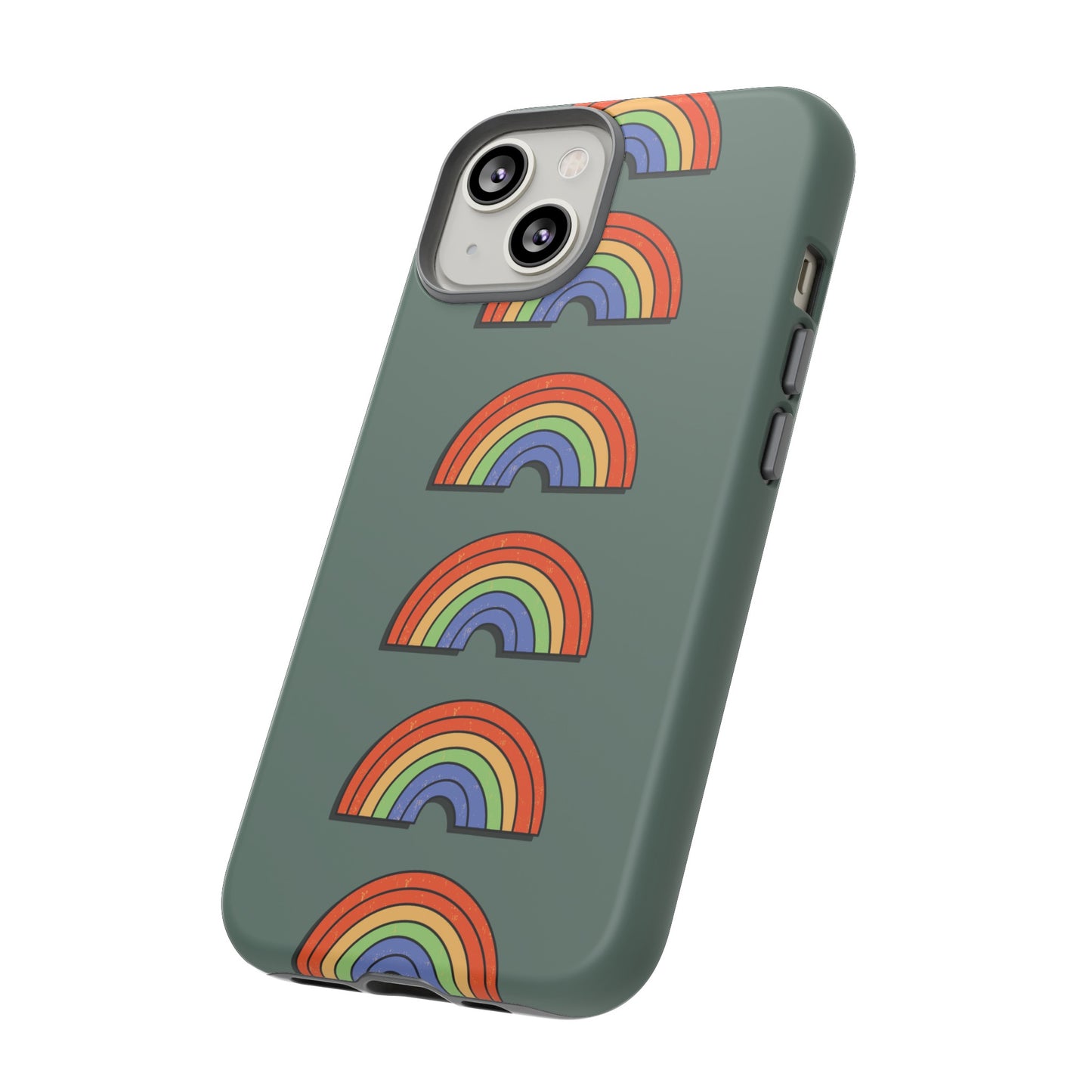 Rainbow Wallpaper Phone Case | iPhone 15 Plus/ Pro, 14, 13, 12| Google Pixel 7, Pro, 5| Samsung Galaxy S23 All Major Phone Models