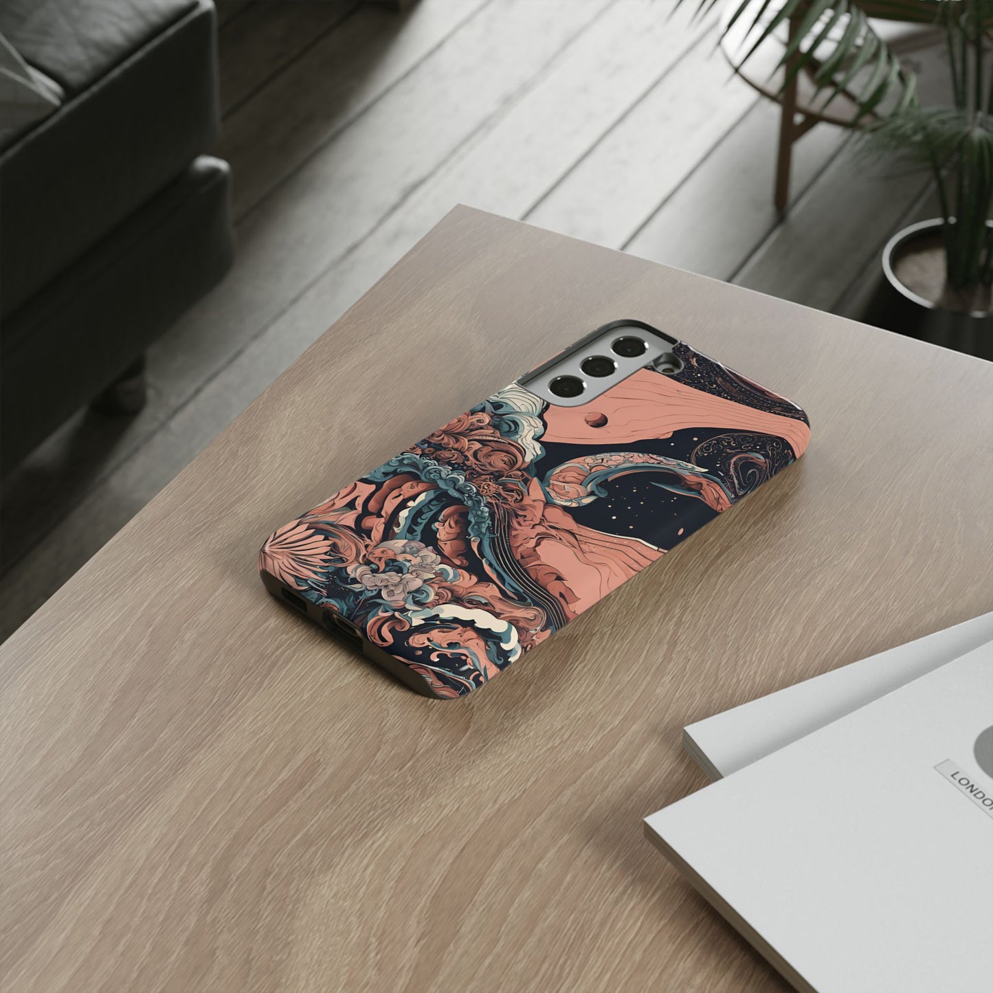 Abstract Landscape Phone Case| iPhone 15 Plus/ Pro, 14, 13, 12| Google Pixel 7, Pro, 5| Samsung Galaxy S23 All Major Phone Models