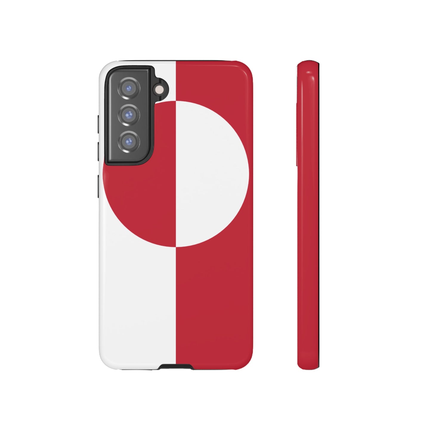 Greenland (Denmark) Flag Phone Case | iPhone 15 Plus/ Pro, 14, 13, 12| Google Pixel 7, Pro, 5| Samsung Galaxy S23 All Major Phone Models