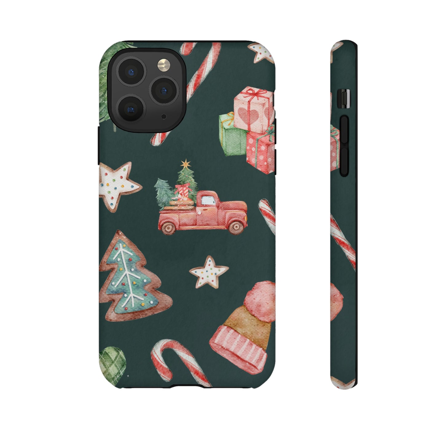 Festive Christmas Wallpaper Phone Case | iPhone 15 Plus/ Pro, 14, 13, 12| Google Pixel 7, Pro, 5| Samsung Galaxy S23 All Major Phone Models